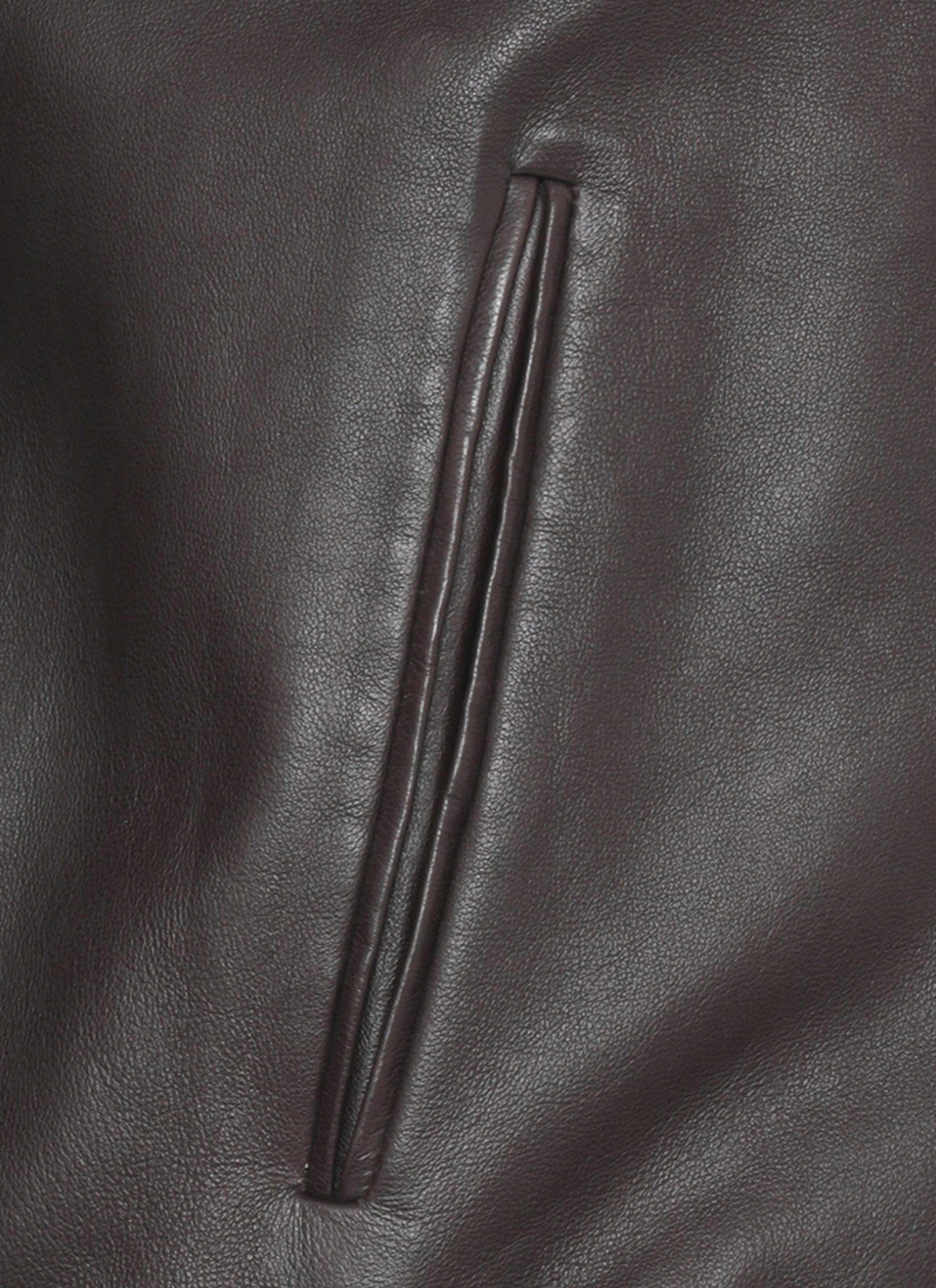 The Jack Leathers Jackets Brown Cow Leather Lining: Polyester