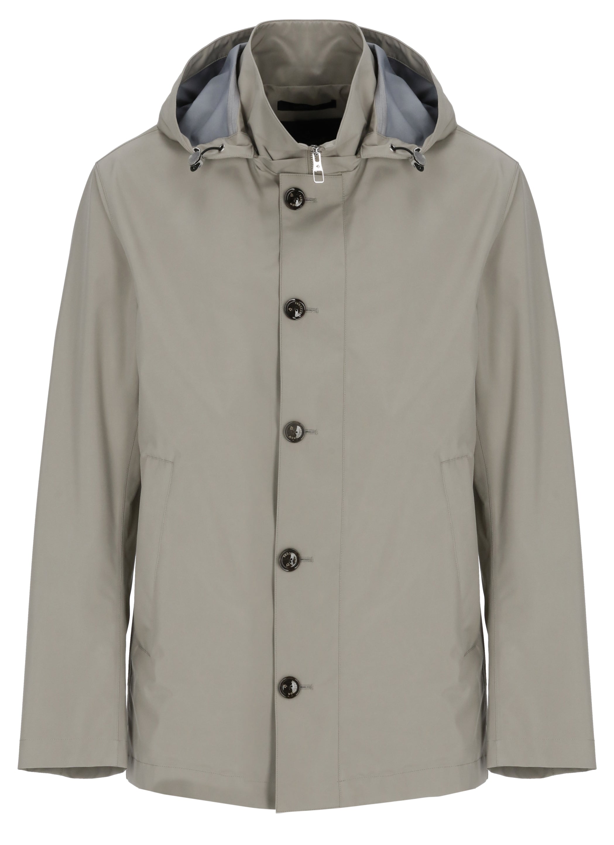 Montecore Coats Grey Polyester Polyurethane