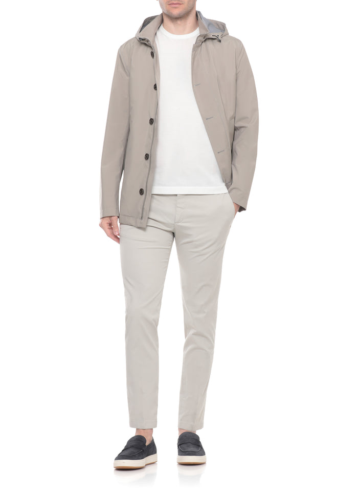 Montecore Coats Grey Polyester Polyurethane