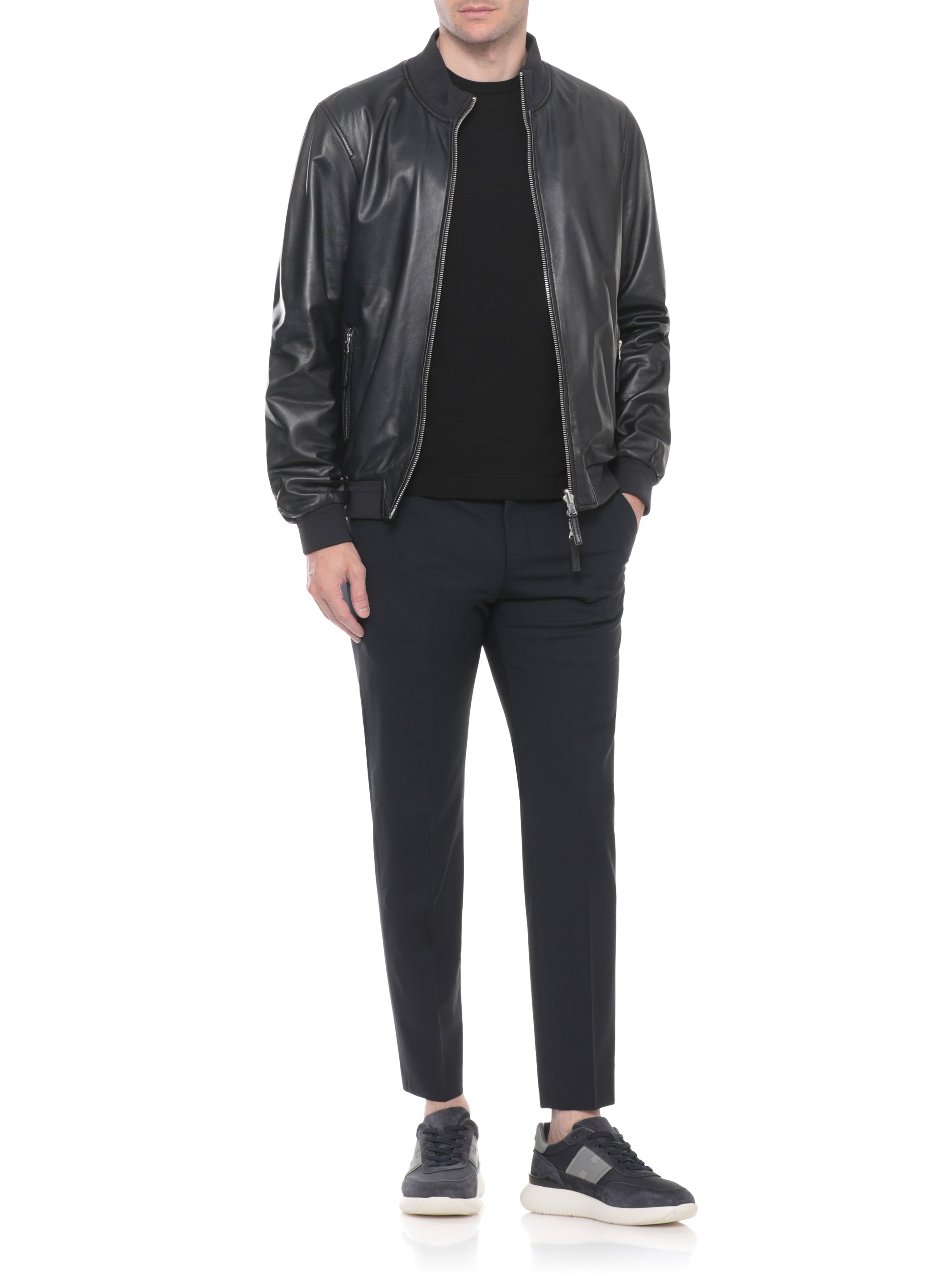 The Jack Leathers Jackets Blue