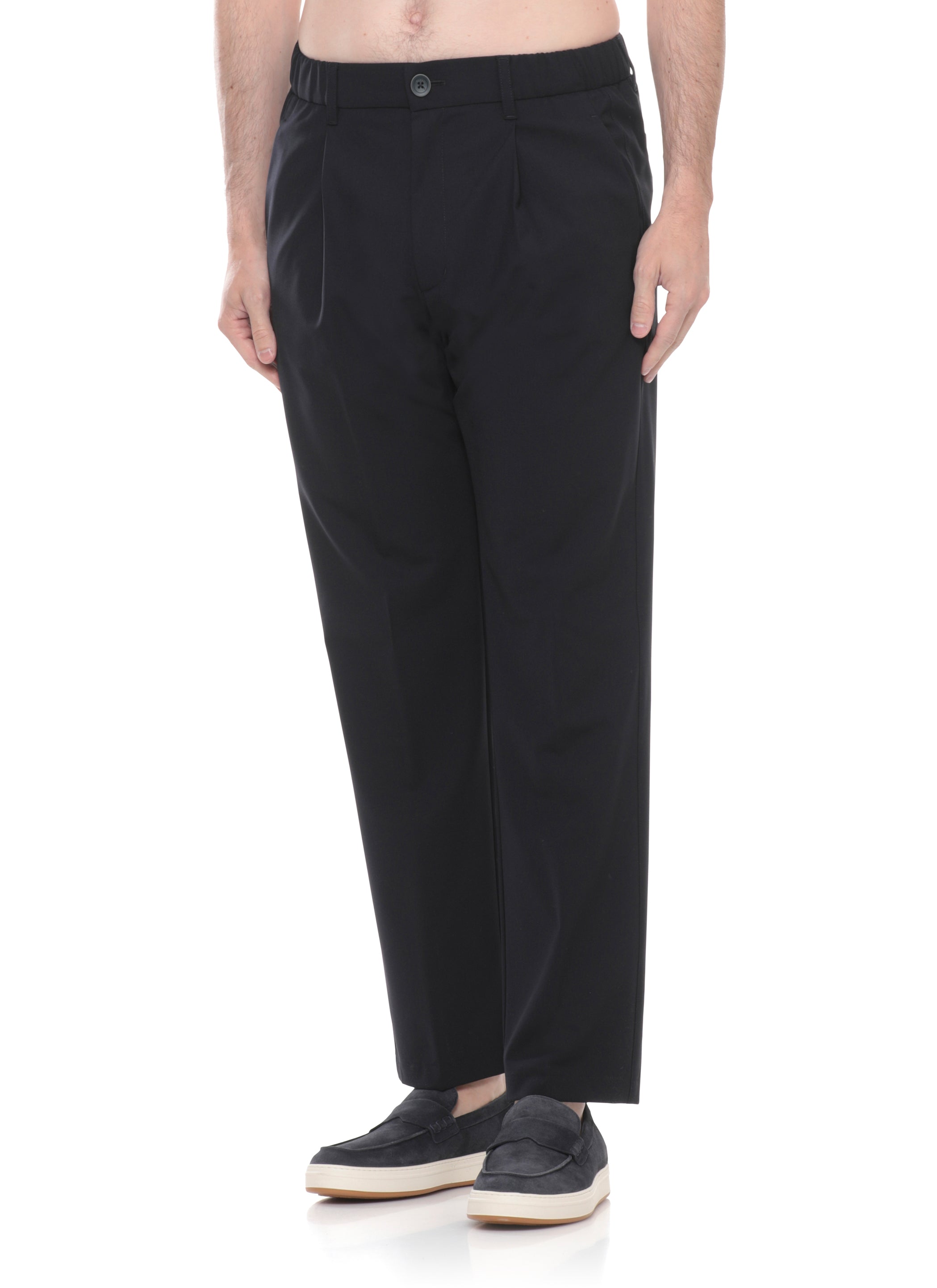 Herno Trousers Blue