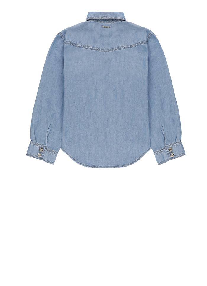 Twin-Set Shirts Blu Lyocell