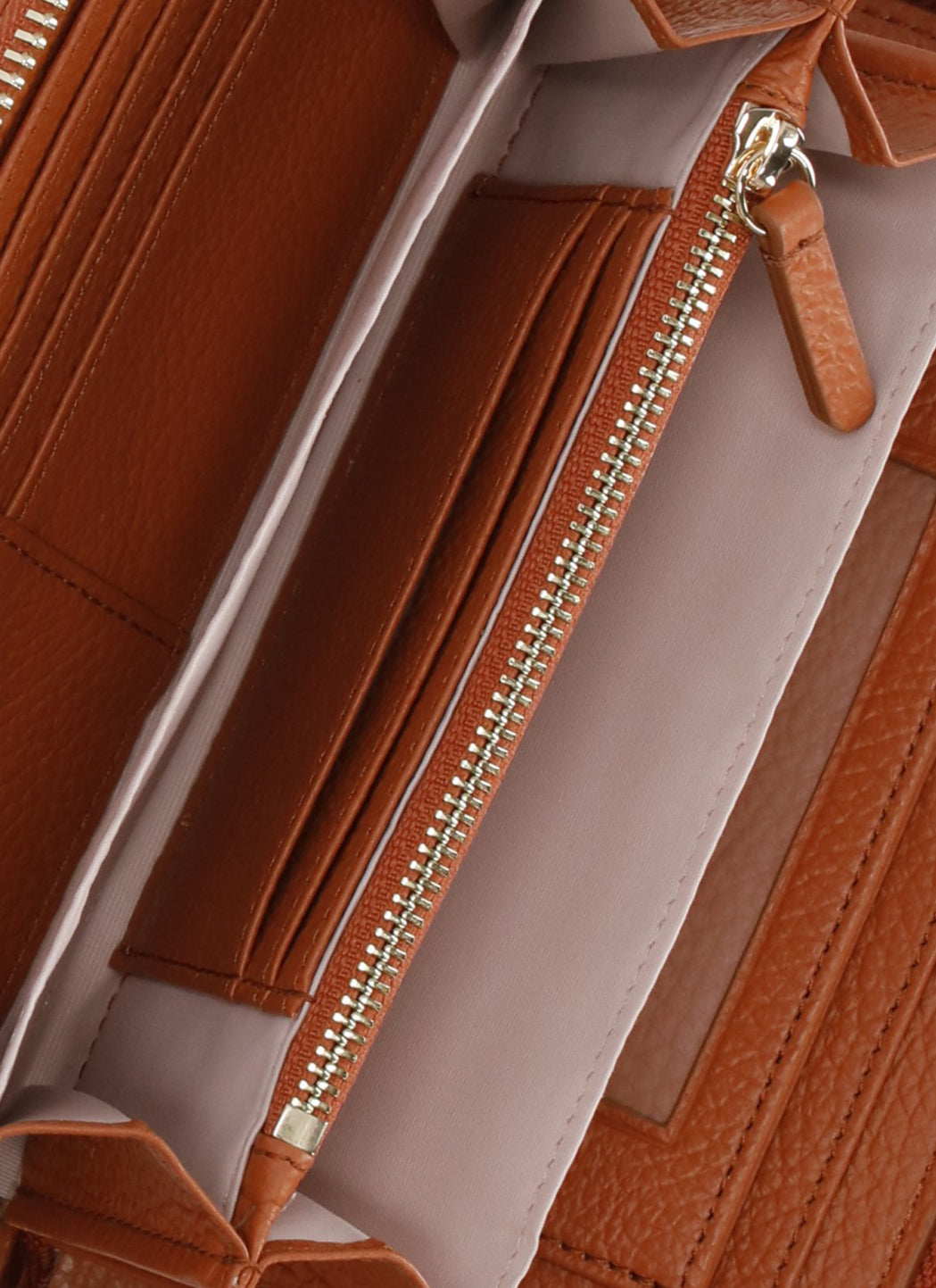 Coccinelle Wallets Arancione Cowhide-lining Polyester