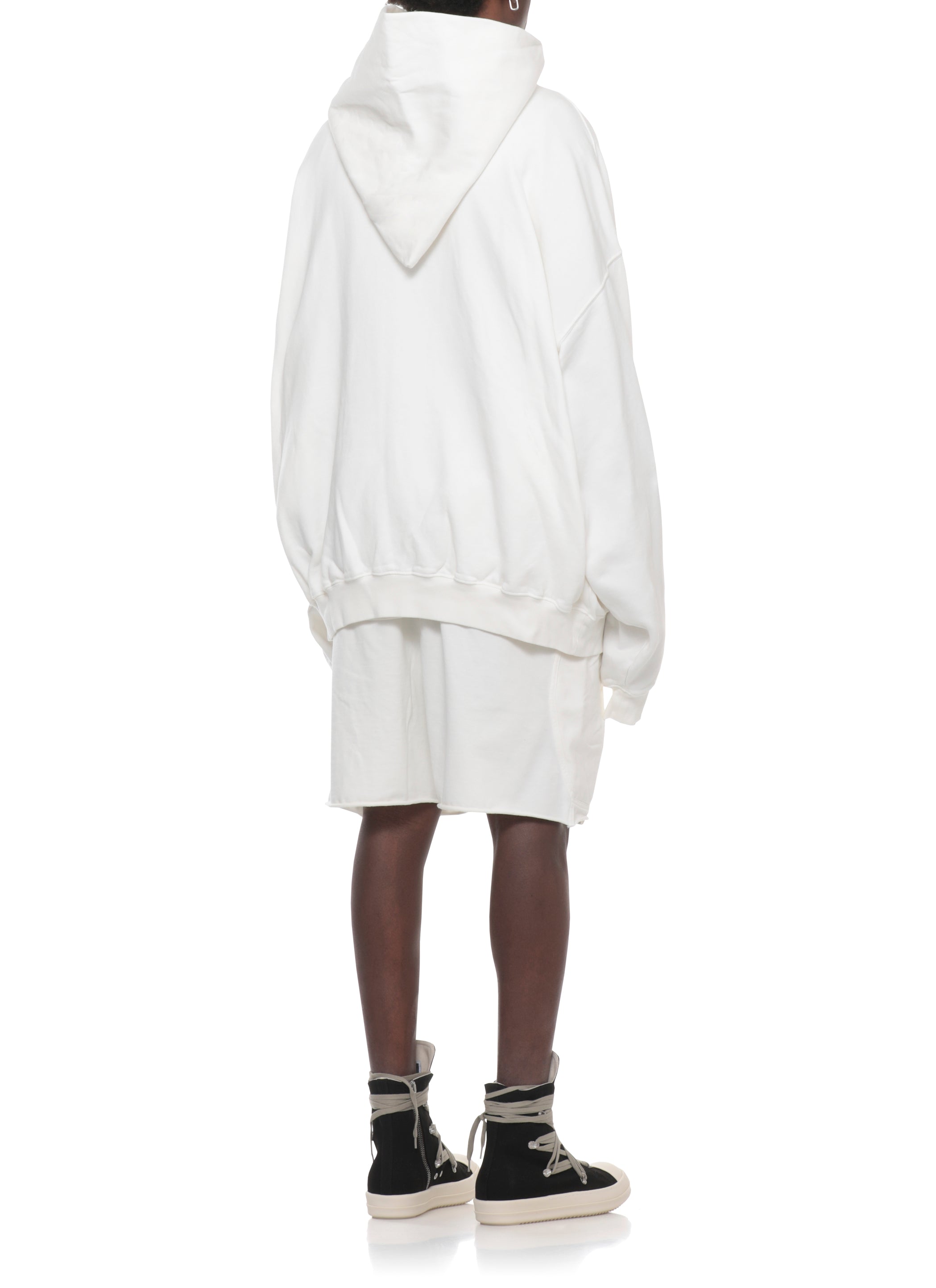 Rick Owens Drkshdw Sweaters Bianco Cotton