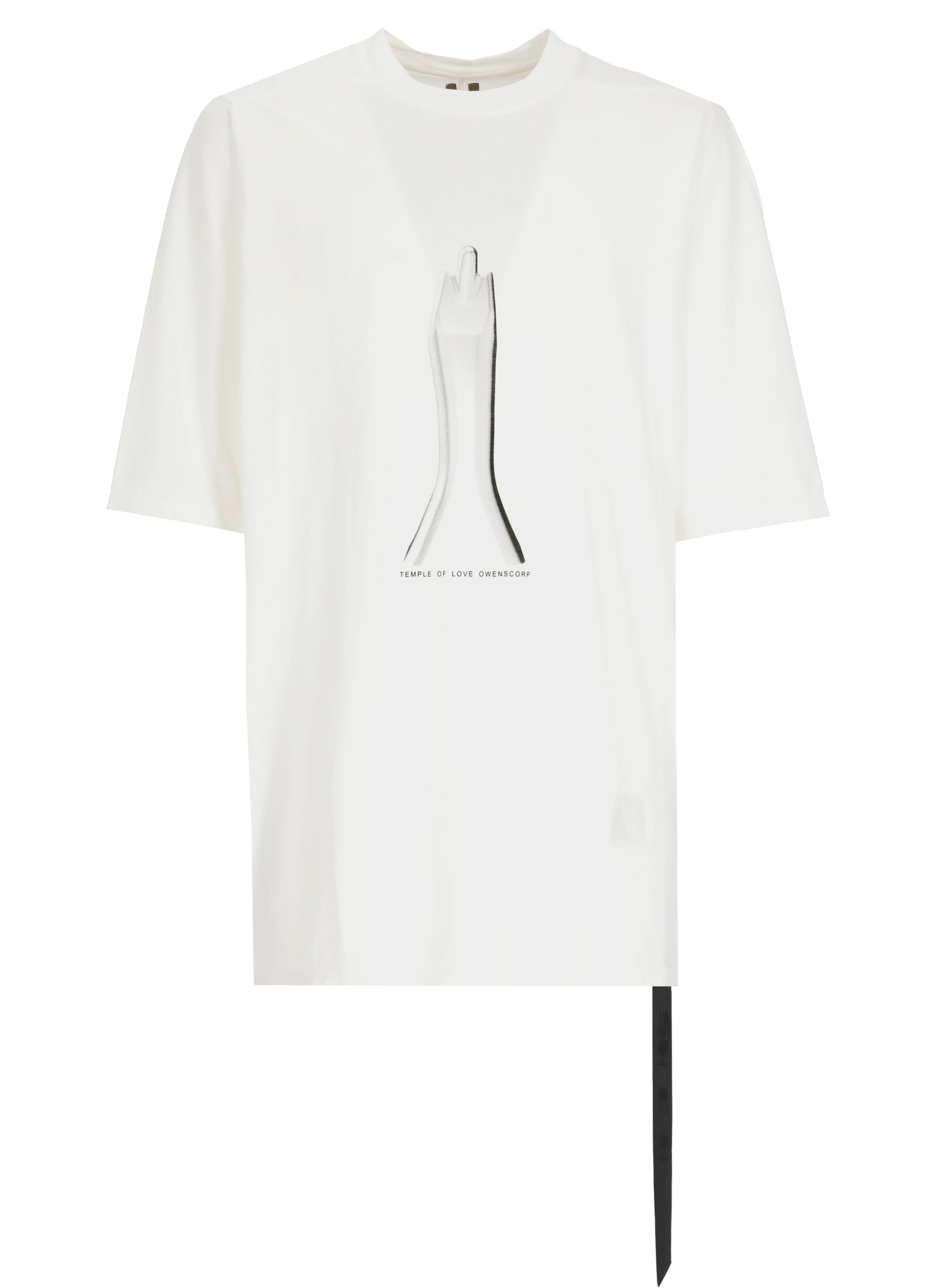 Rick Owens Drkshdw T-Shirts And Polos Bianco Cotton