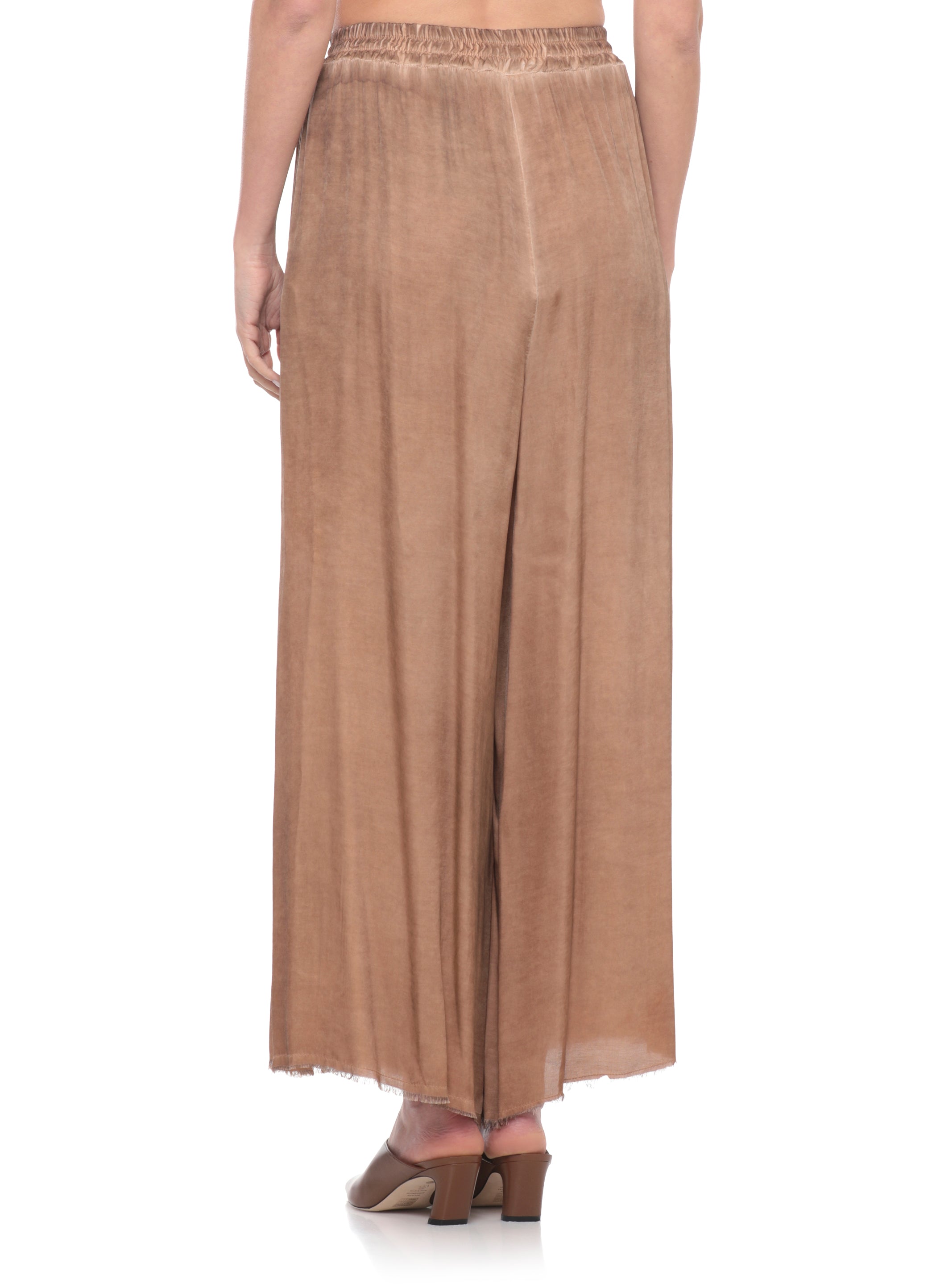 Sanctamuerte Trousers Marrone Viscose
