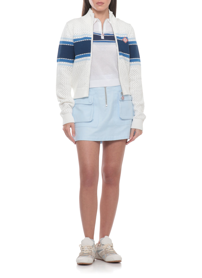 Casablanca Coats Bianco Cotton Polyester