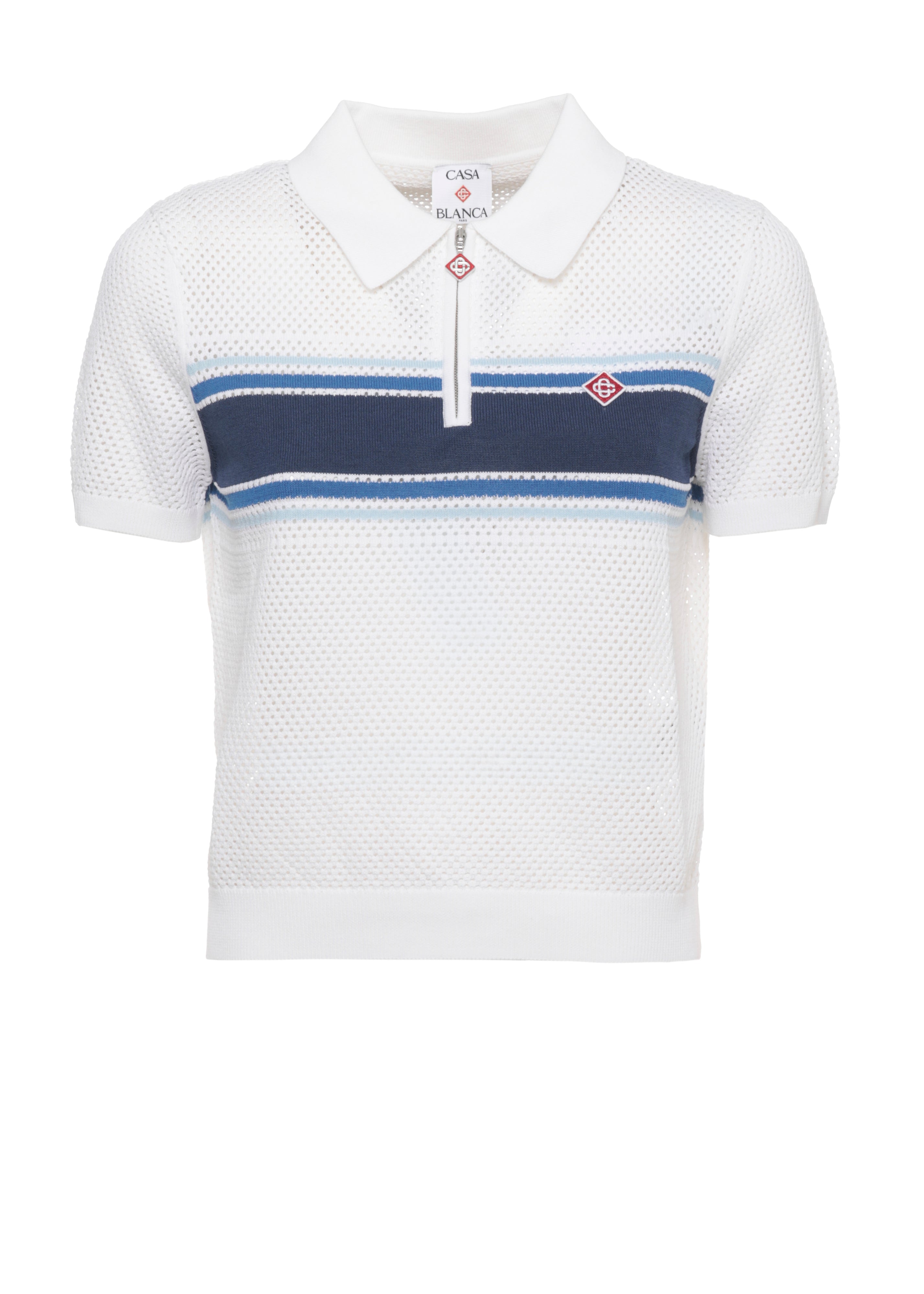 Casablanca T-Shirts And Polos Bianco Cotton Nylon Elastane