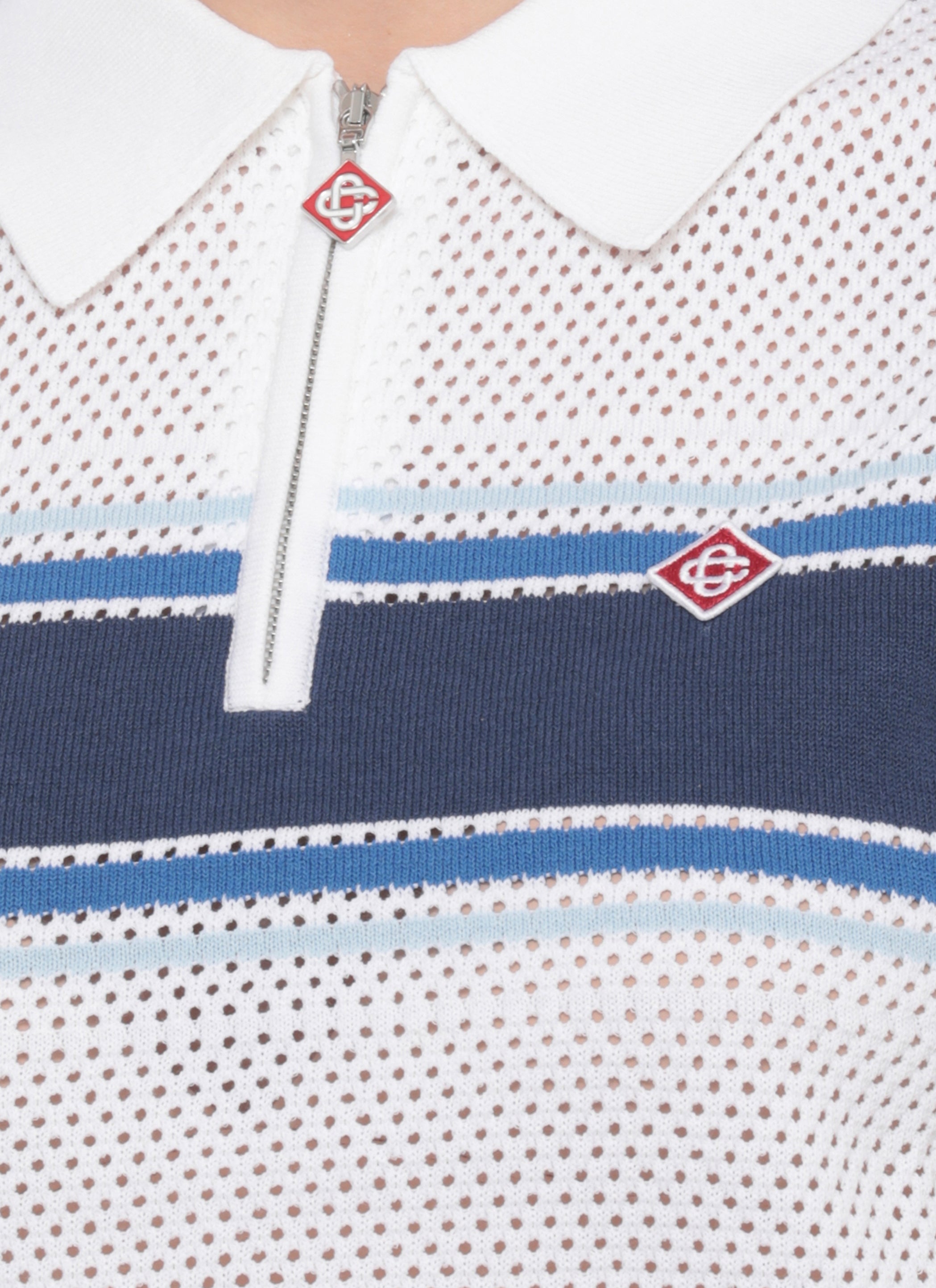 Casablanca T-Shirts And Polos Bianco Cotton Nylon Elastane
