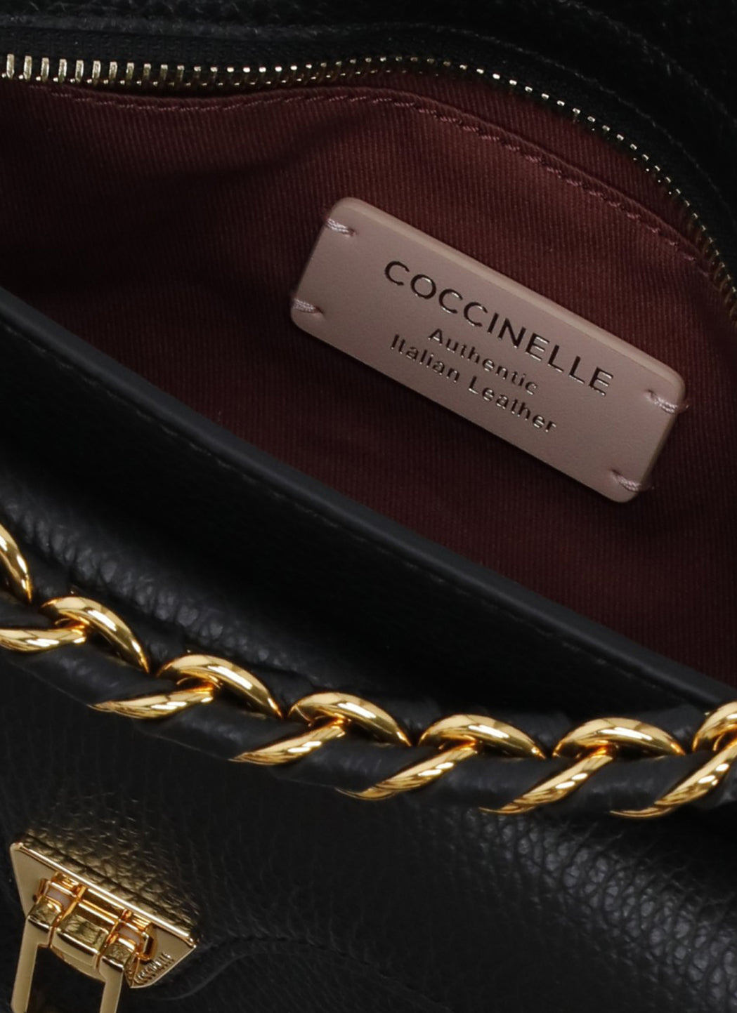 Coccinelle Bags Nero Cow Leather Lining: Cotton