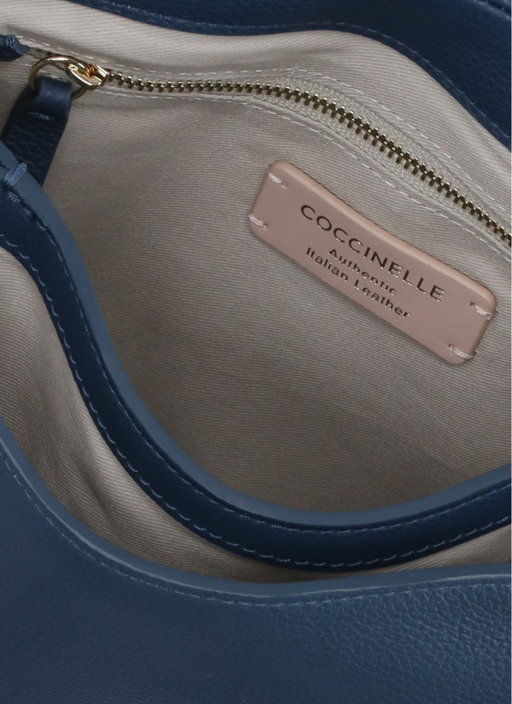 Coccinelle Bags Blue Cow Leather Lining: Cotton