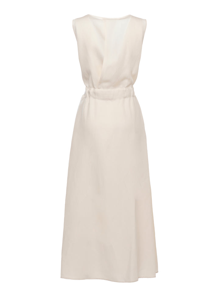 Woolrich Dresses Avorio Lyocell Linen