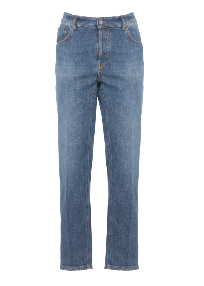 Pt Torino Jeans Blu Cotton Elastane