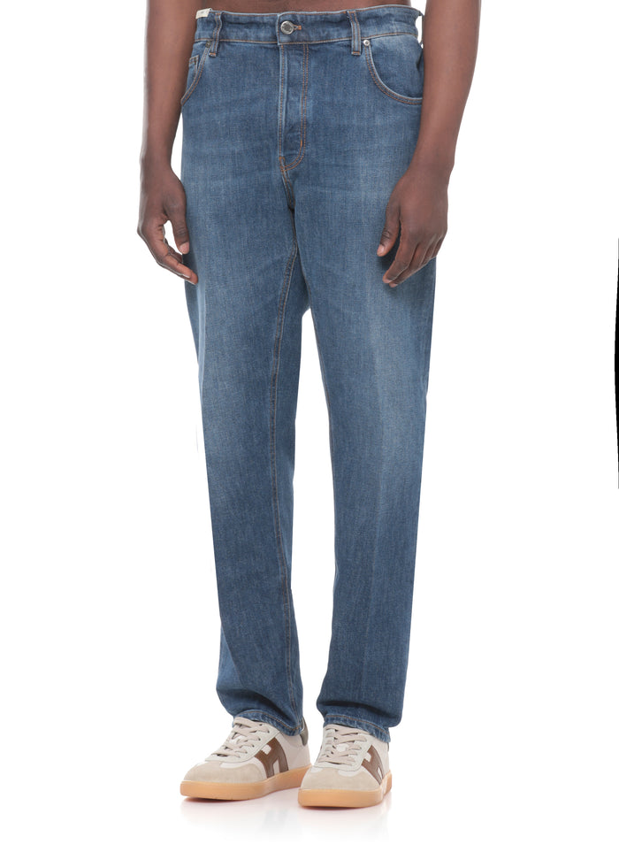 Pt Torino Jeans Blu Cotton Elastane