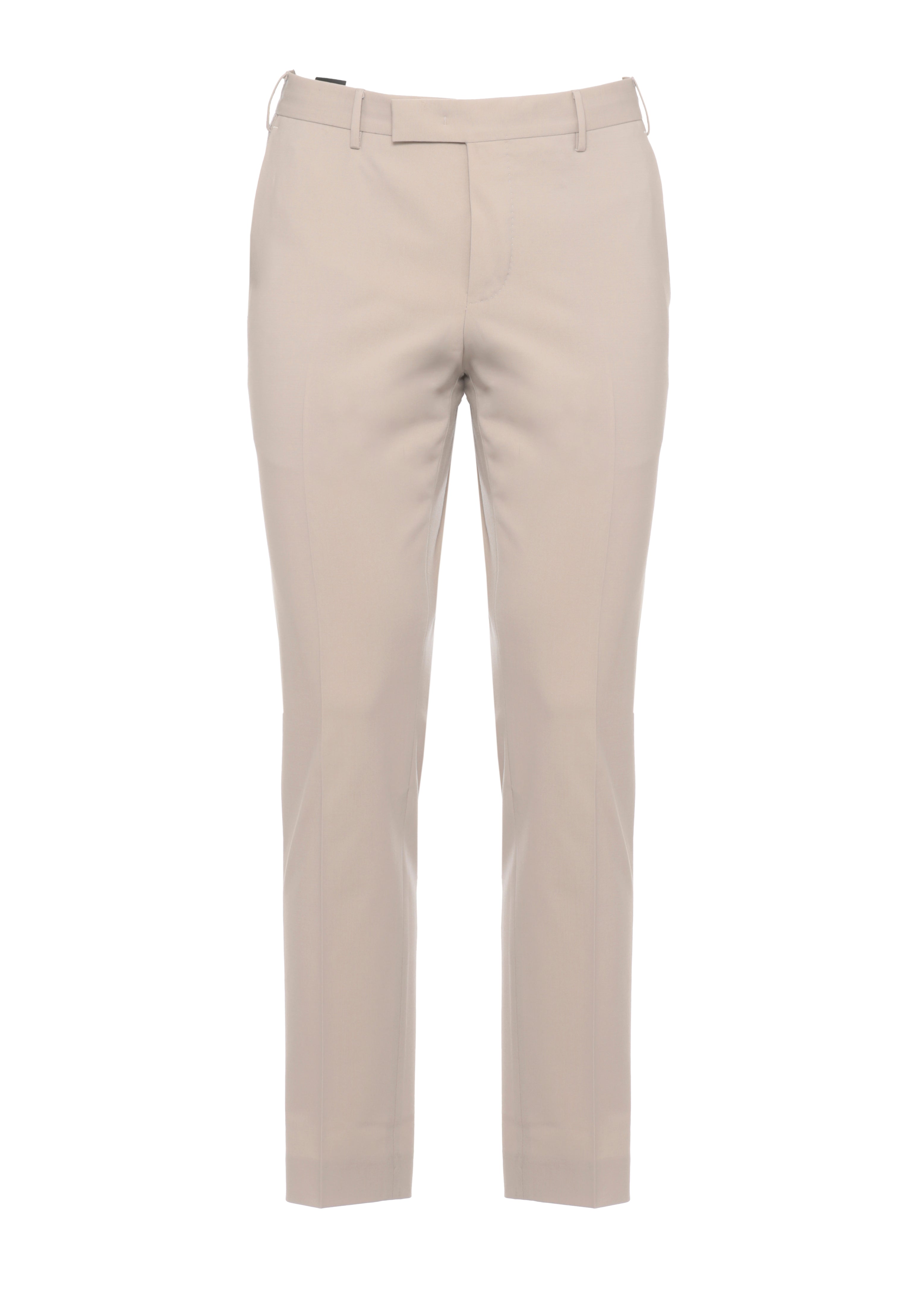 Pt Torino Trousers Beige Virgin Wool Elastane