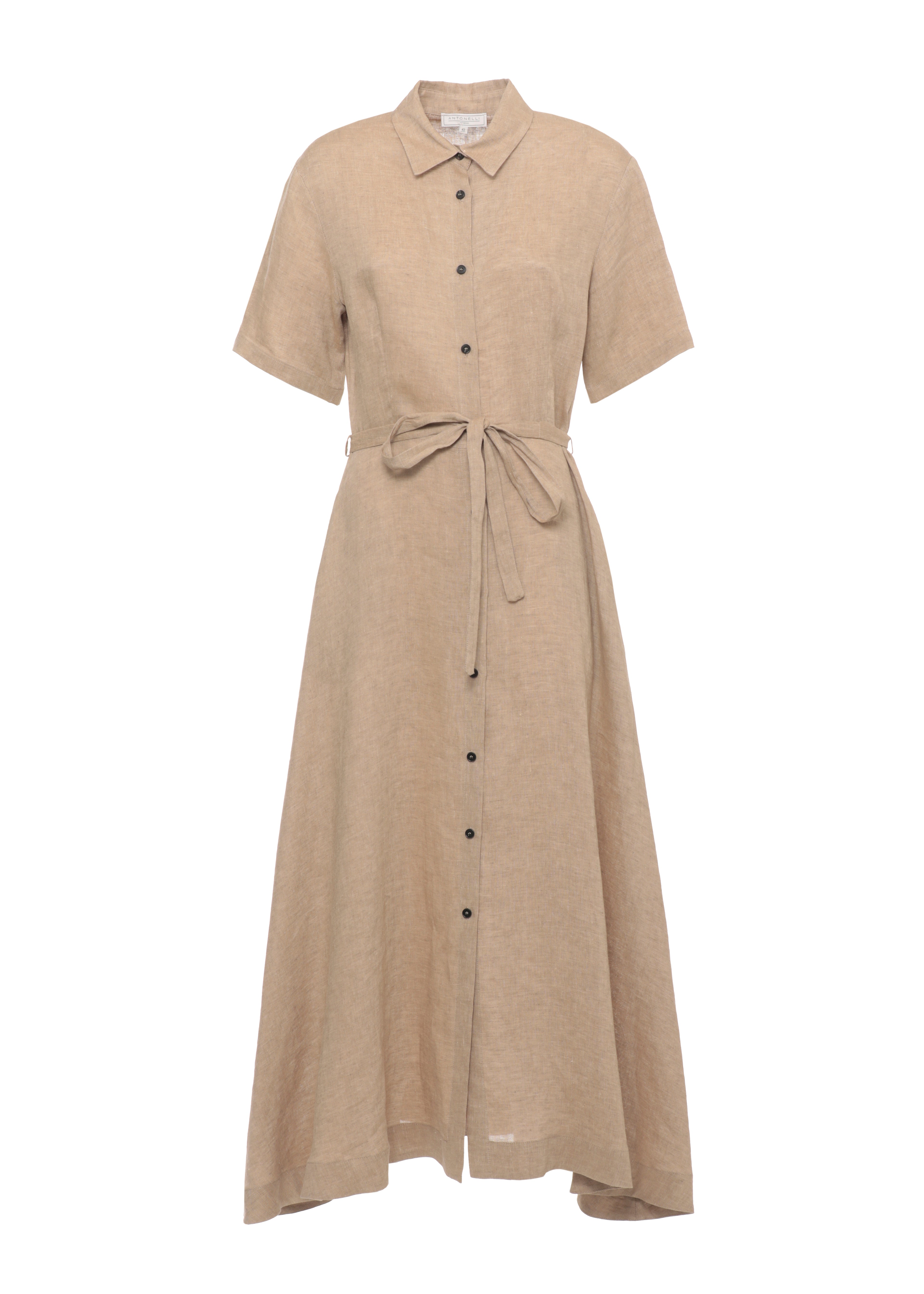 Antonelli Firenze Dresses Marrone Linen