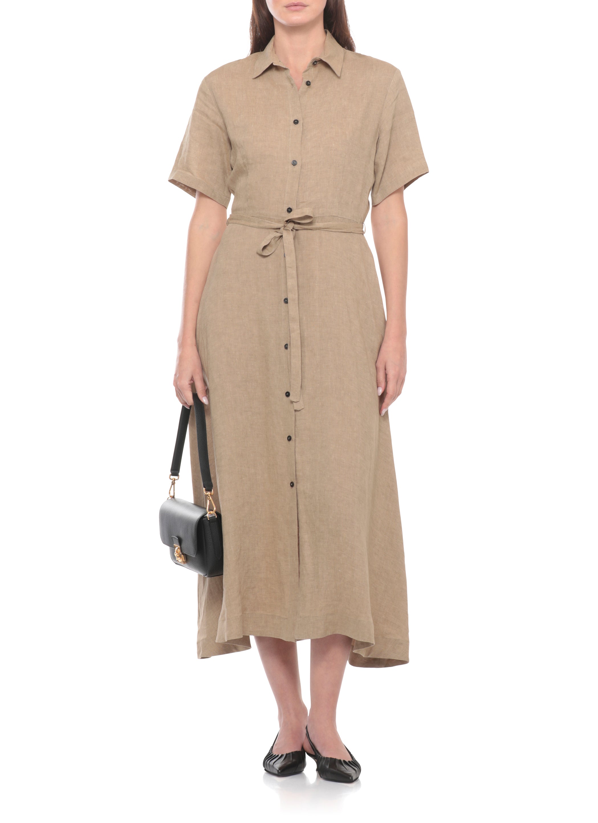 Antonelli Firenze Dresses Marrone Linen
