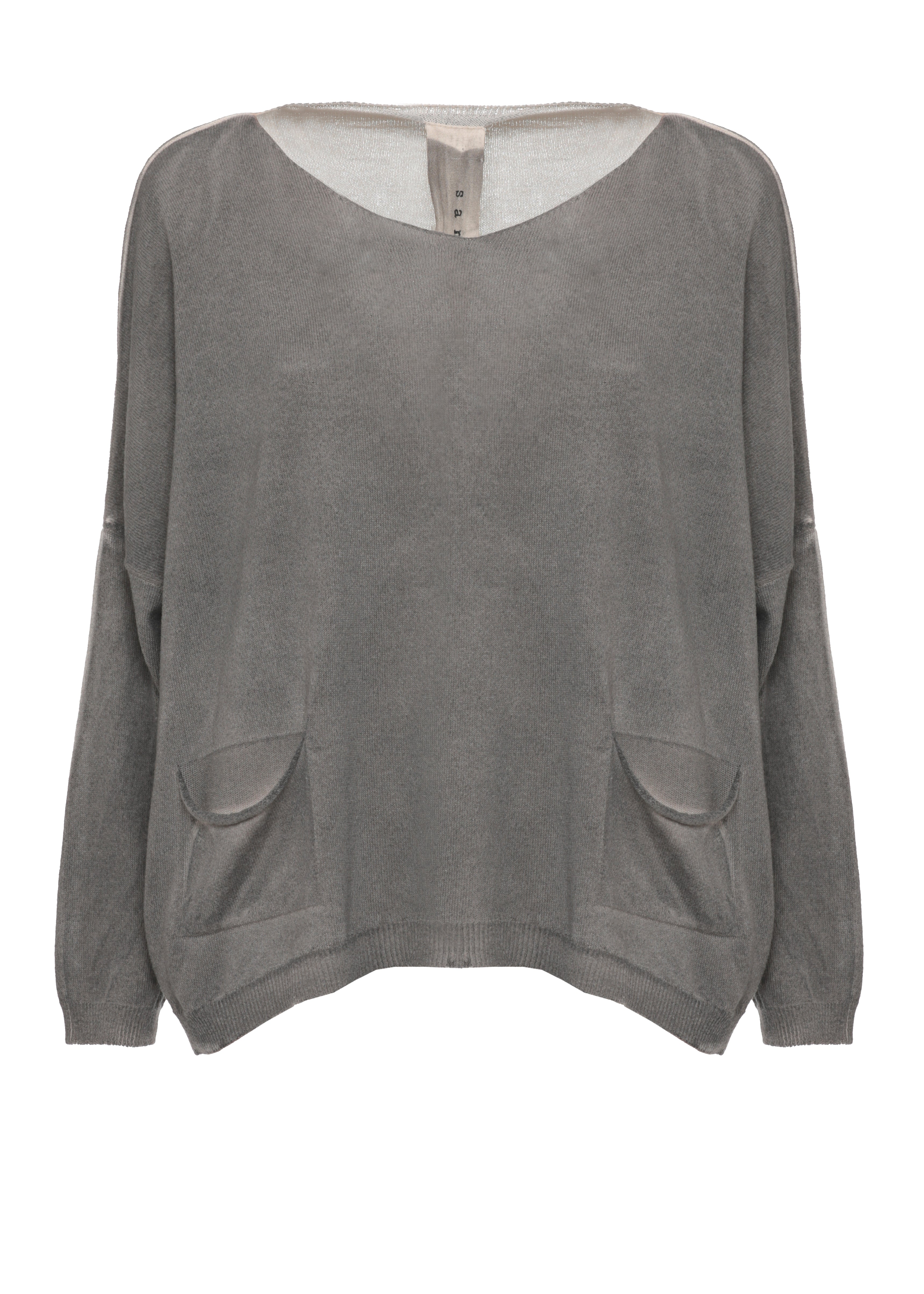 Sanctamuerte Sweaters Grey Cotton Acrylic