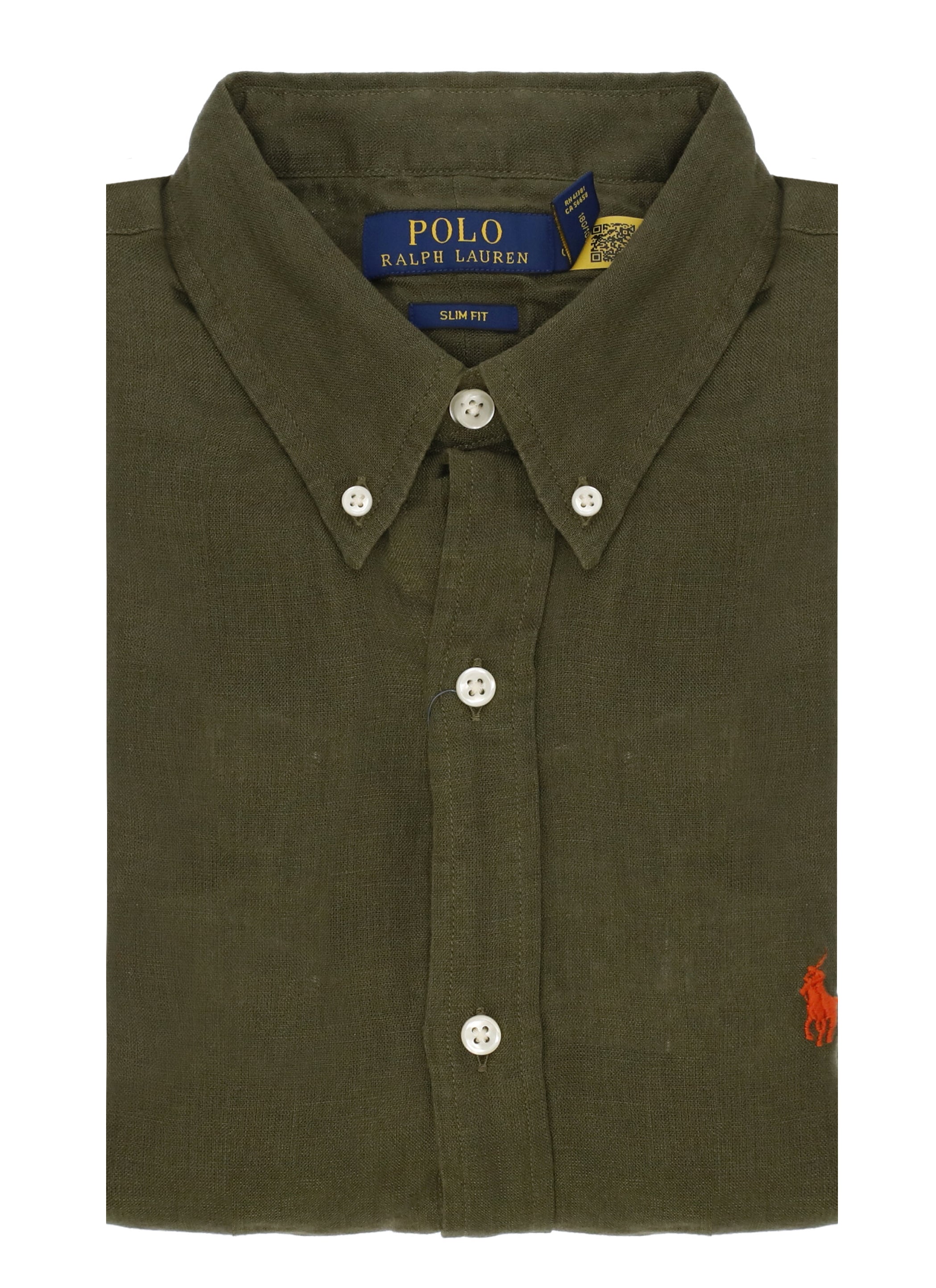 Ralph Lauren Shirts Verde Linen