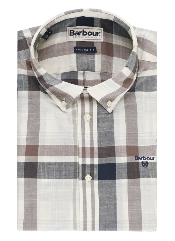 Barbour Shirts Grey Cotton