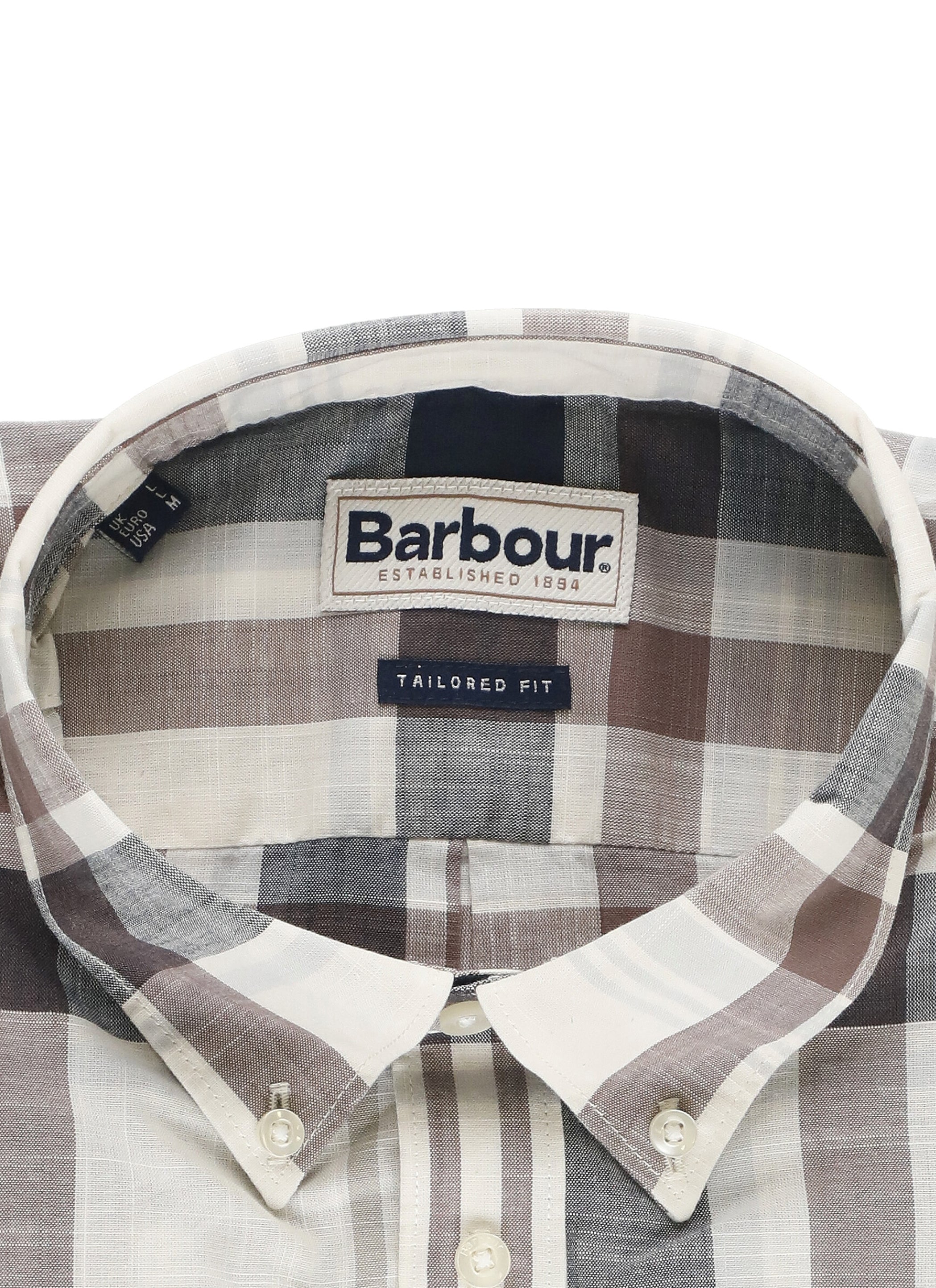 Barbour Shirts Grey Cotton