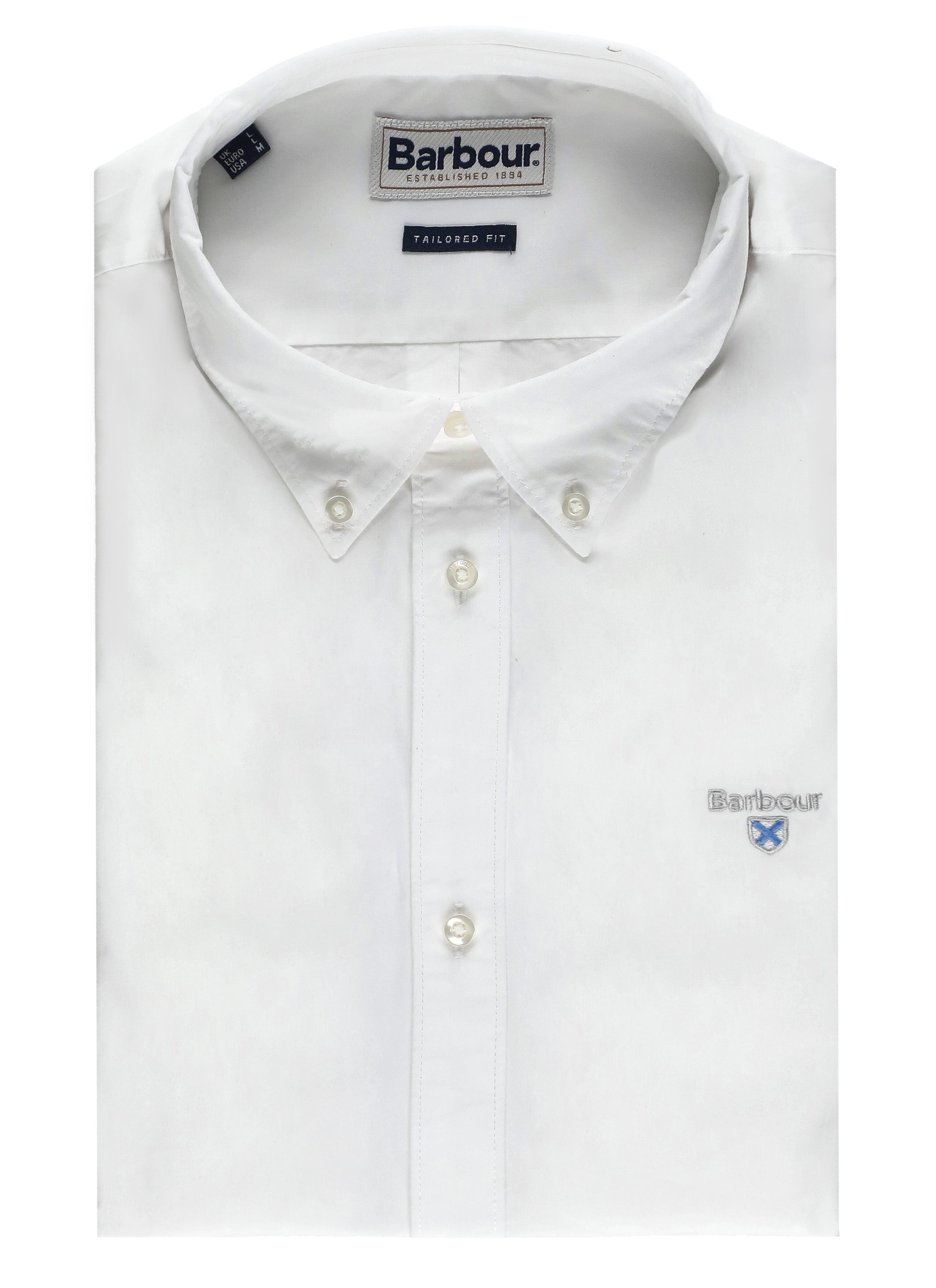 Barbour Shirts White Cotton Lyocell