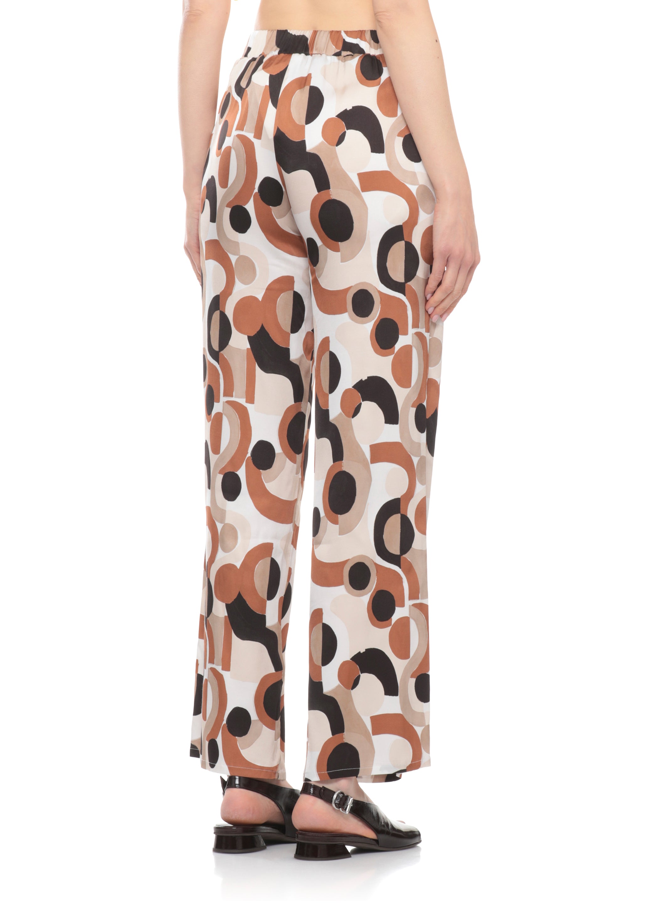 Kangra Trousers Avorio Viscose Elastane
