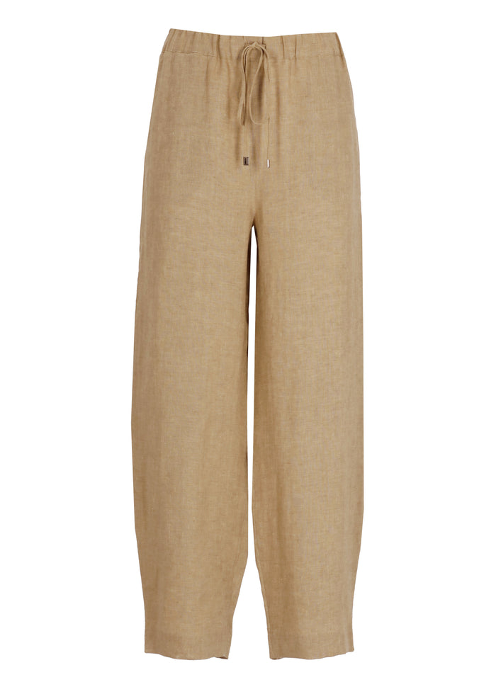Antonelli Firenze Trousers Marrone Linen