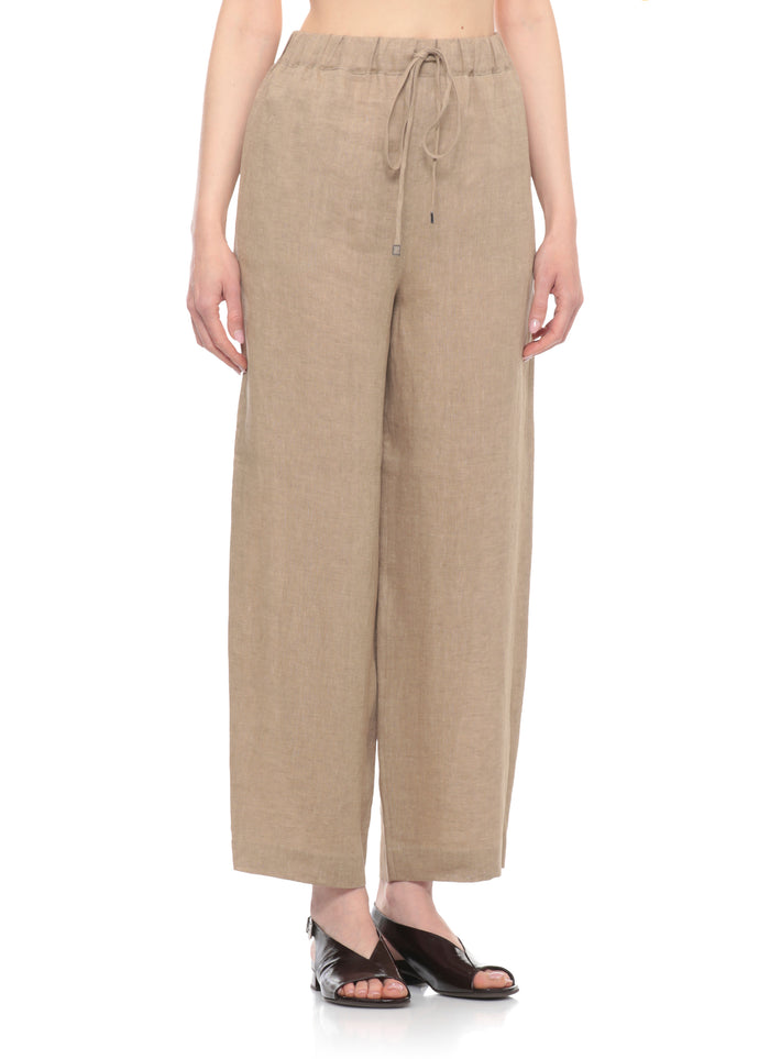 Antonelli Firenze Trousers Marrone Linen