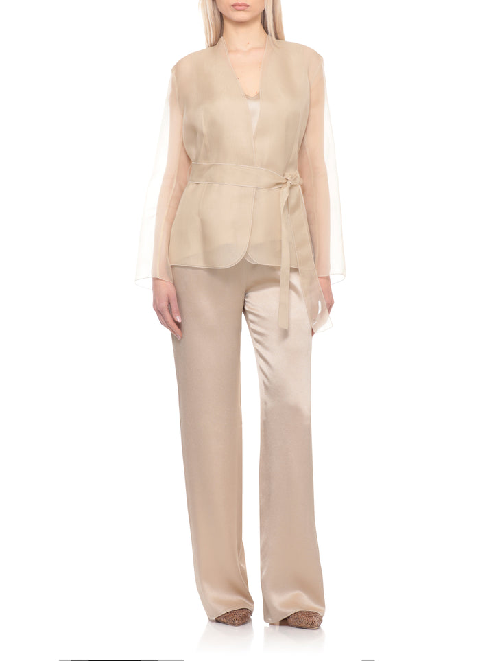 Antonelli Firenze Jackets Beige Silk