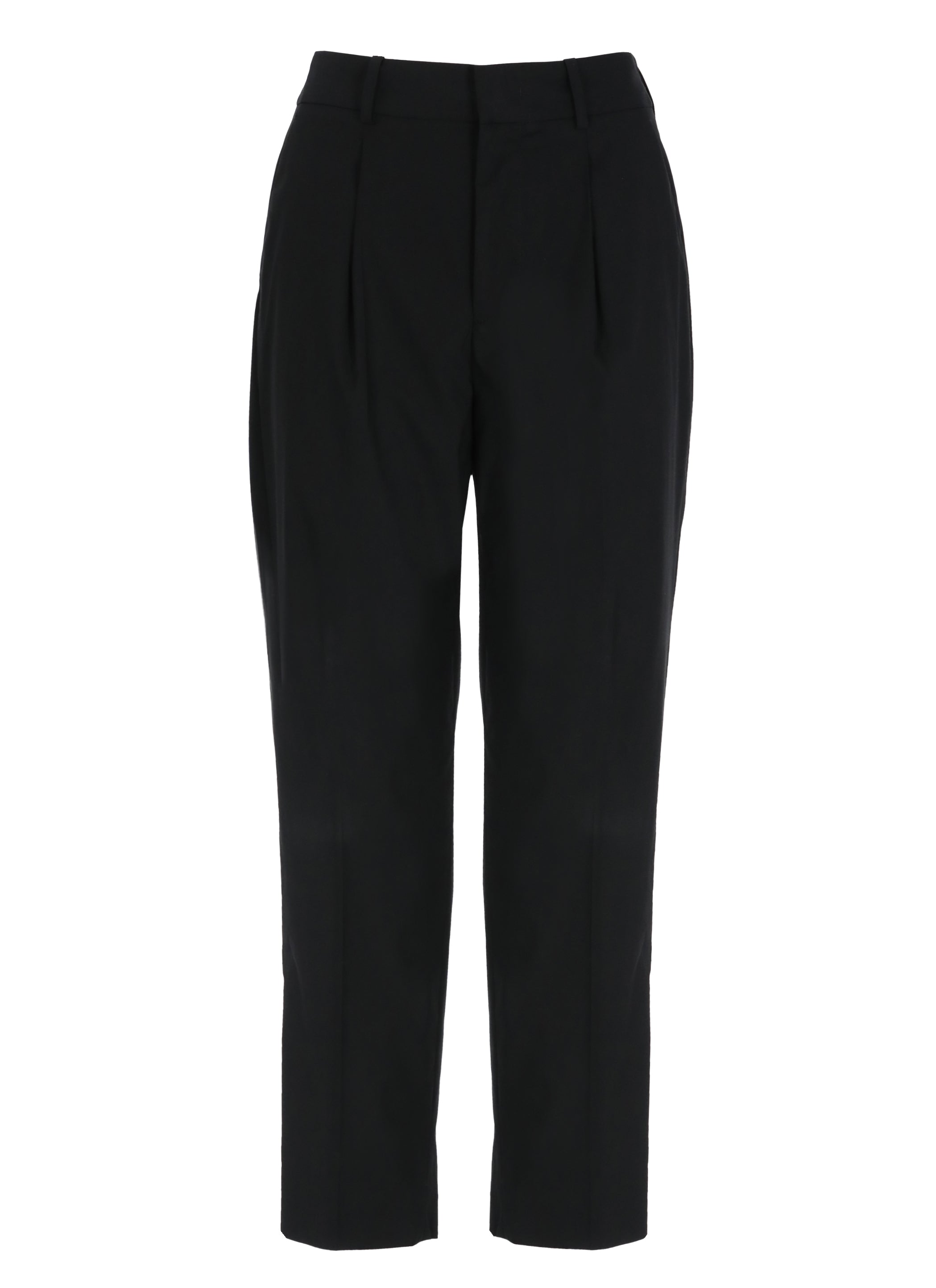 Pt Torino Trousers Black Cotton Polyamide Elastane