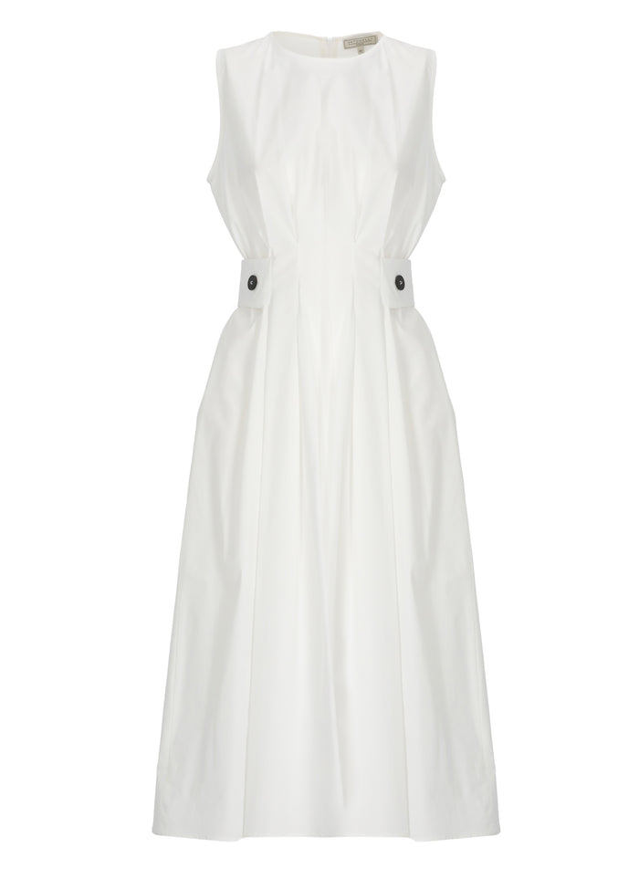 Antonelli Firenze Dresses White Cotton Elastane
