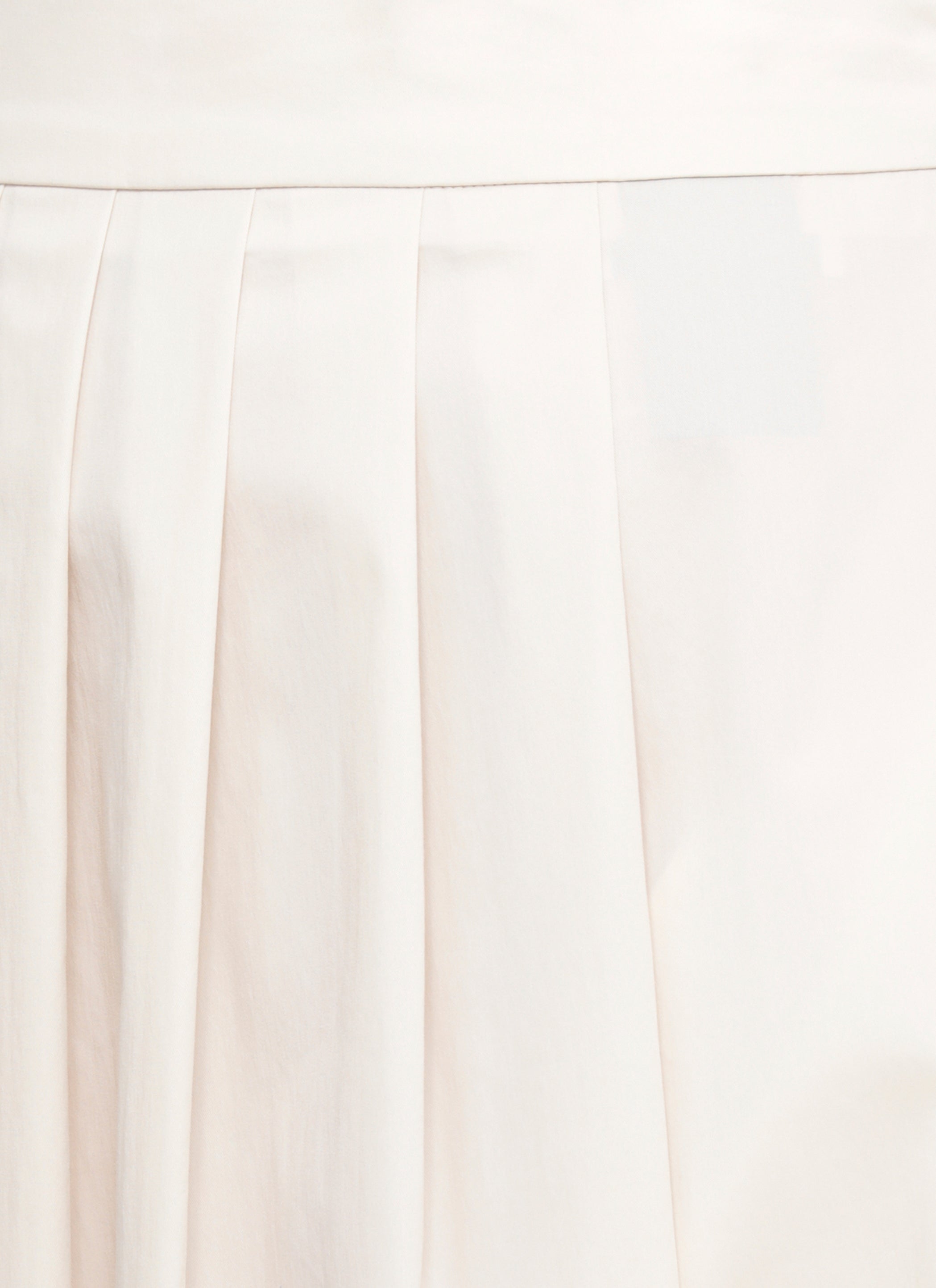 Pt Torino Skirts White Cotton Polyamide Elastane