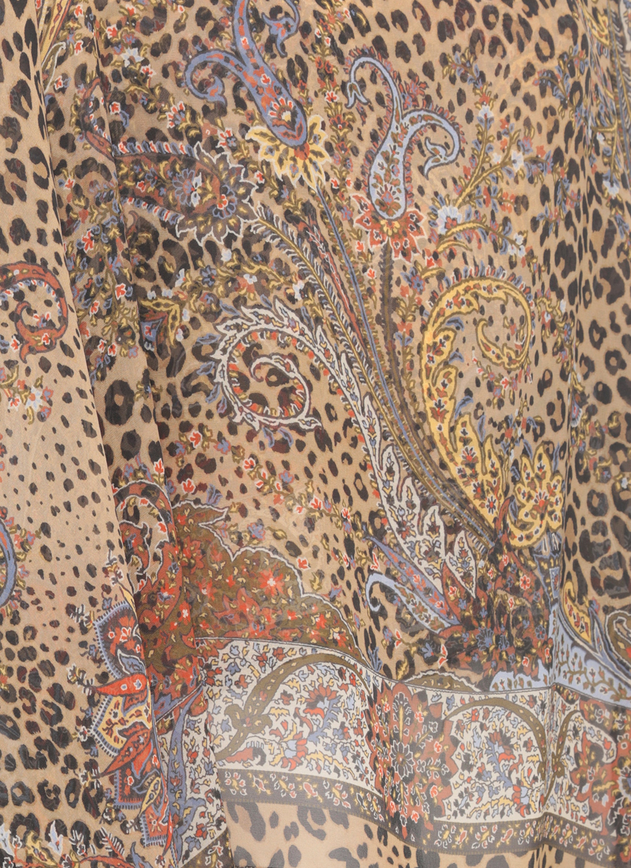 Etro Top Brown Silk