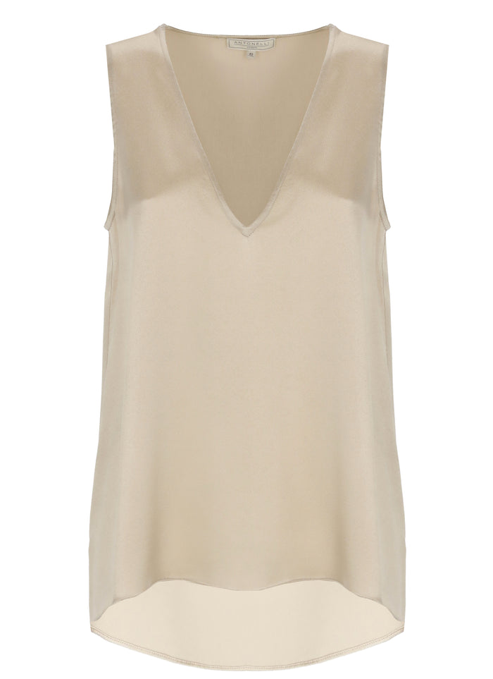 Antonelli Firenze Top Oro Acetate Silk