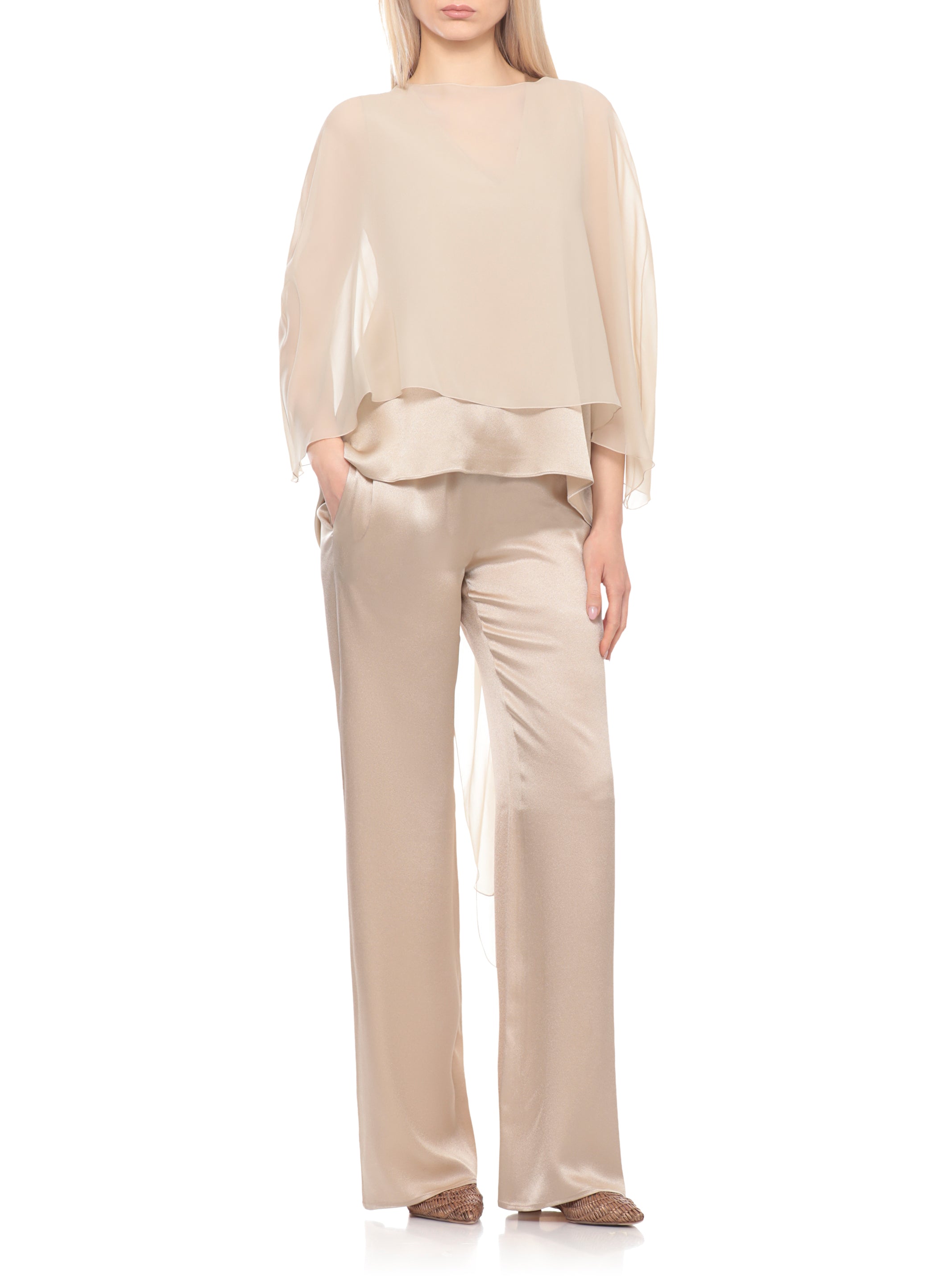 Antonelli Firenze Top Oro Acetate Silk