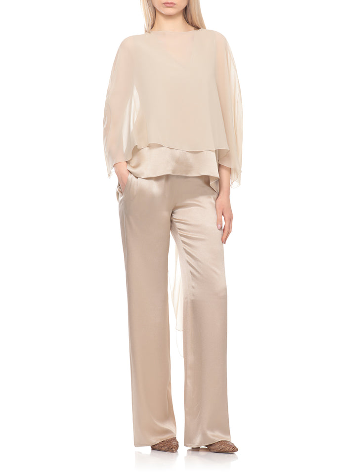 Antonelli Firenze Top Oro Acetate Silk