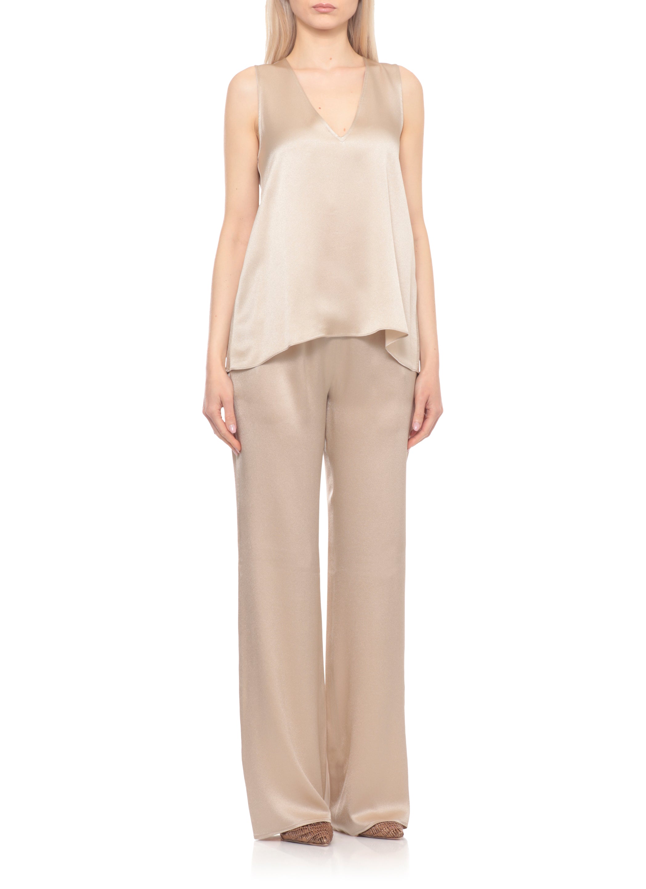 Antonelli Firenze Top Oro Acetate Silk