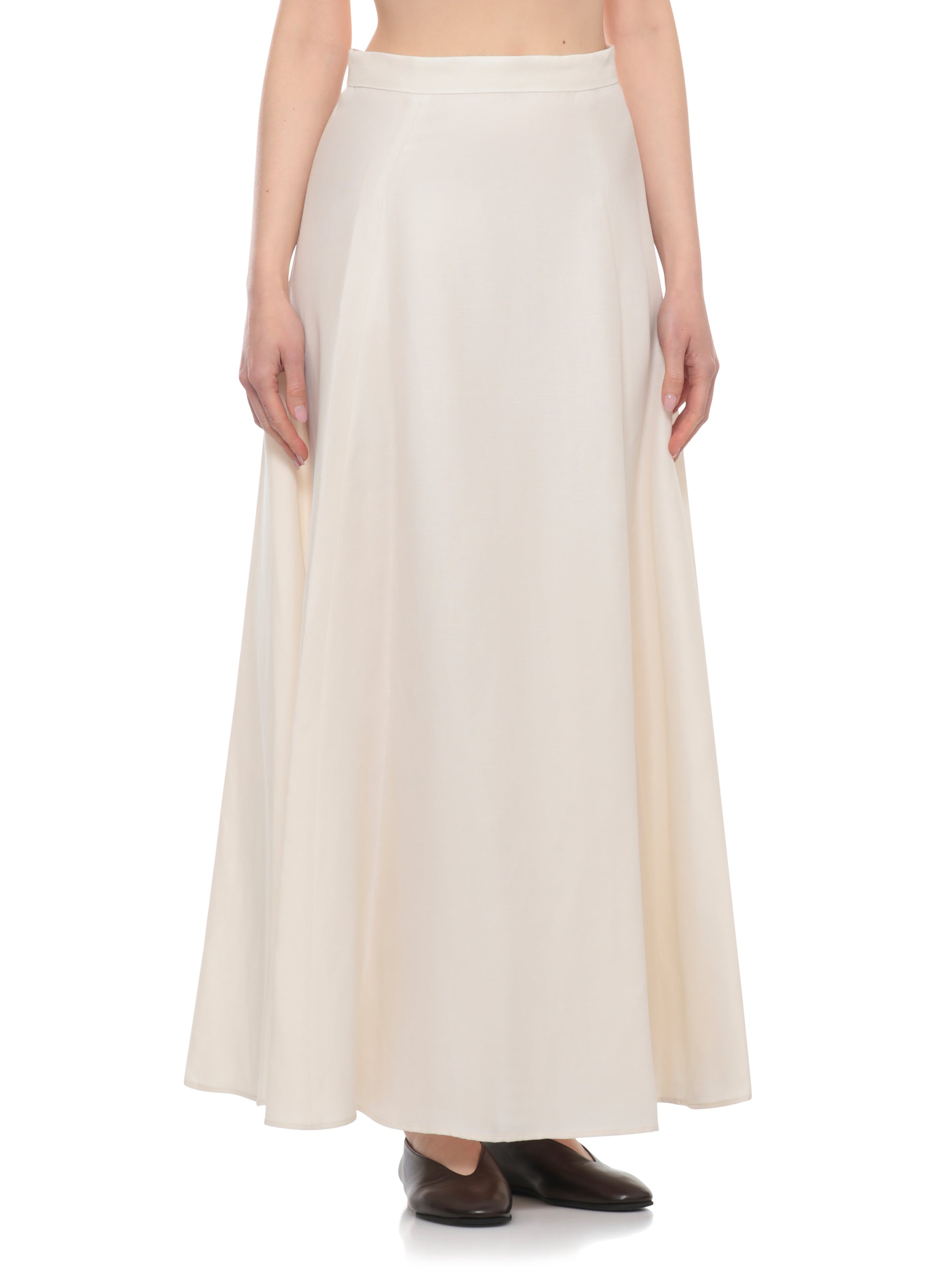 Woolrich Skirts Avorio Lyocell Linen