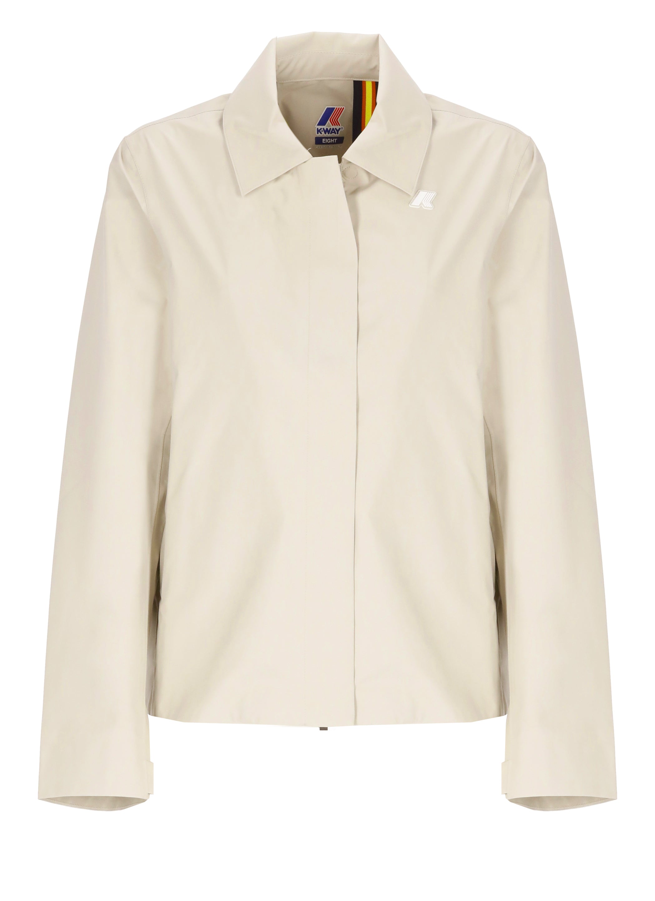 K-Way Coats Beige Polyester Polyurethane
