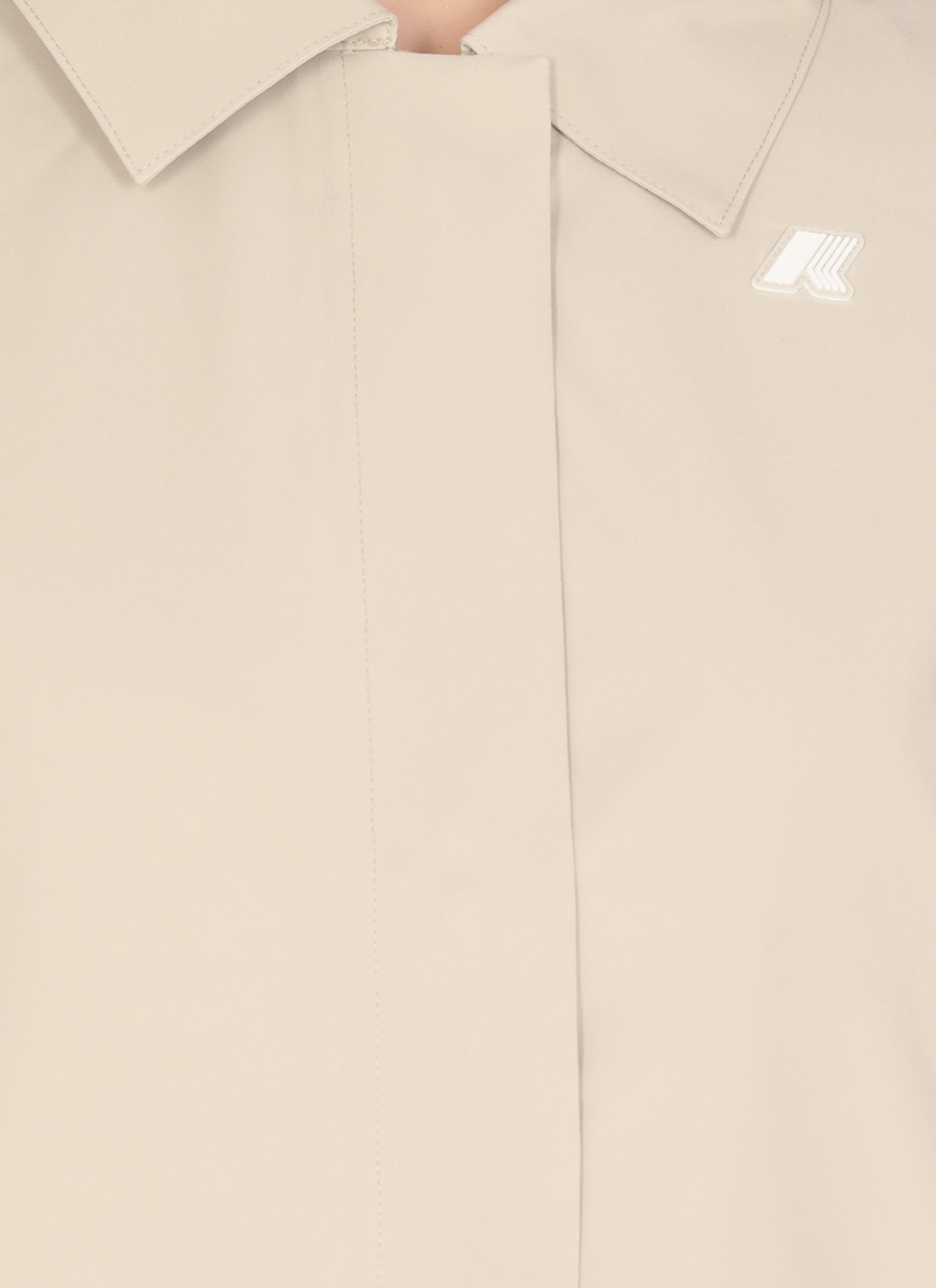 K-Way Coats Beige Polyester Polyurethane