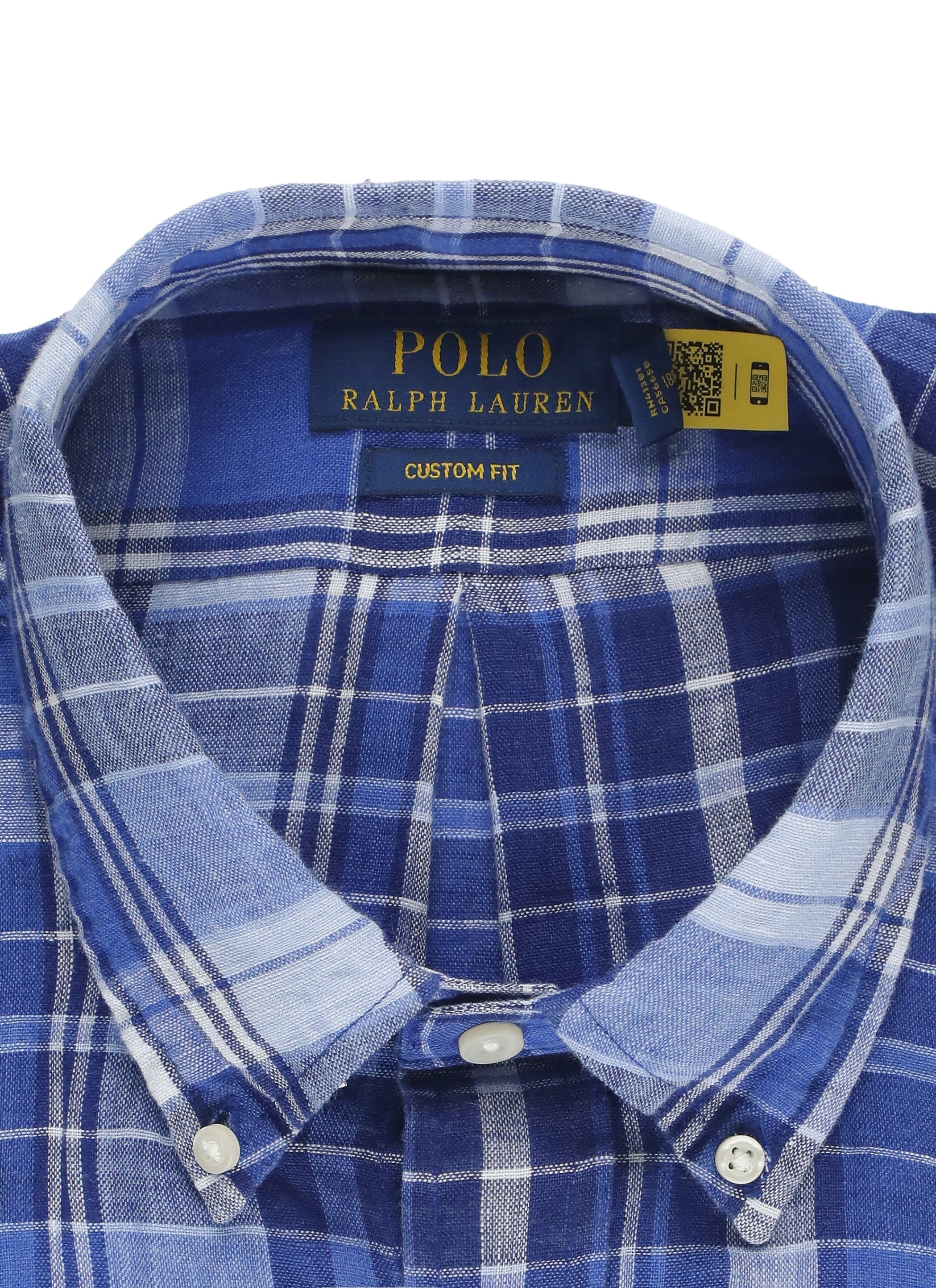 Ralph Lauren Shirts Blu Linen