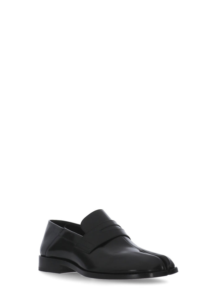 Maison Margiela Flat Shoes Nero Calf Leather