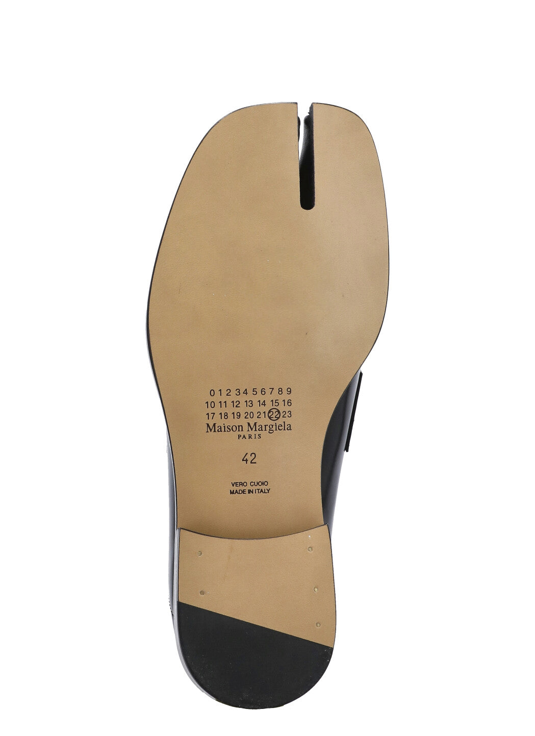 Maison Margiela Flat Shoes Nero Calf Leather