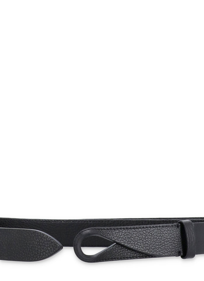 Orciani Nobuckle Belts Nero