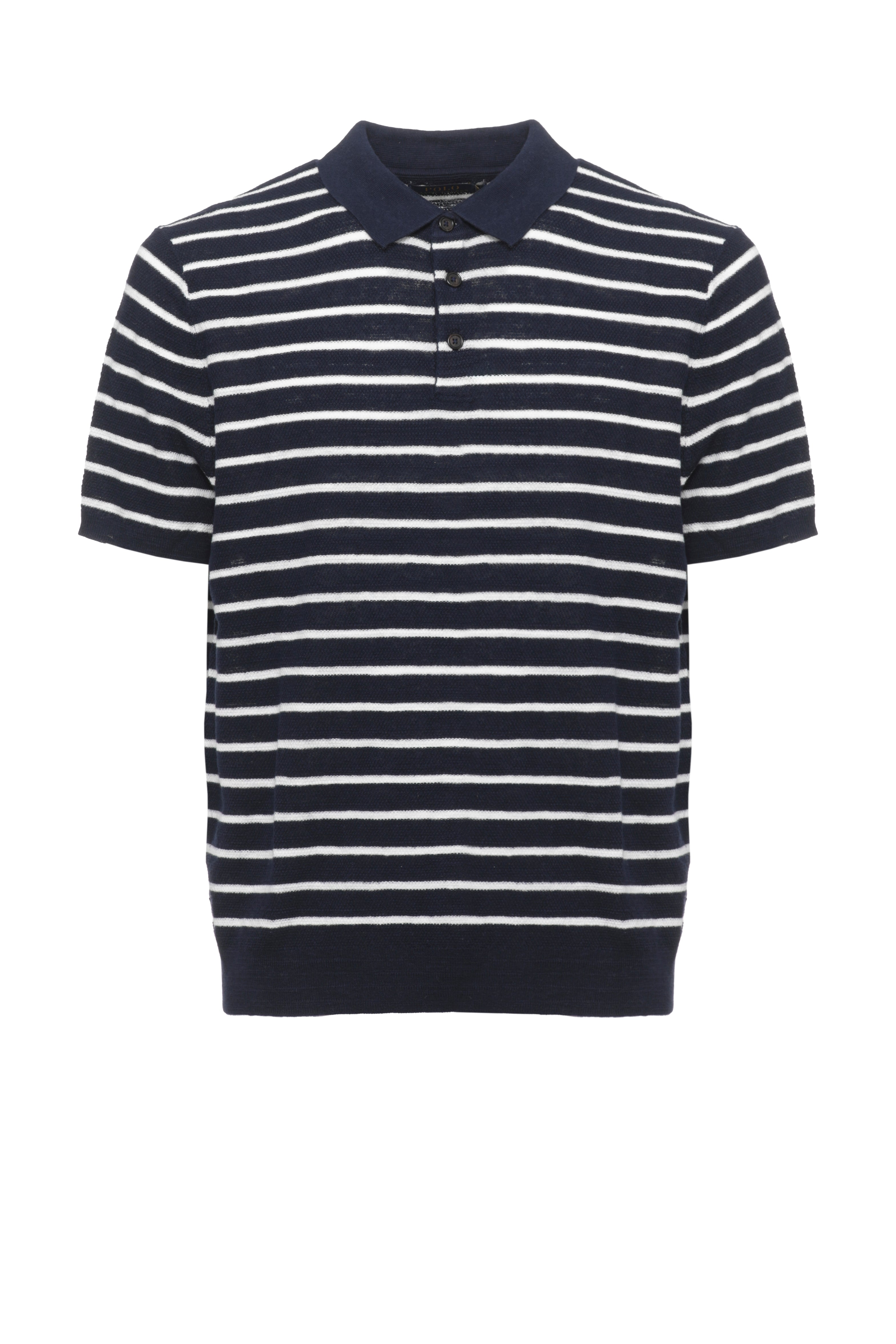 Ralph Lauren T-Shirts And Polos Blu Cotton Linen