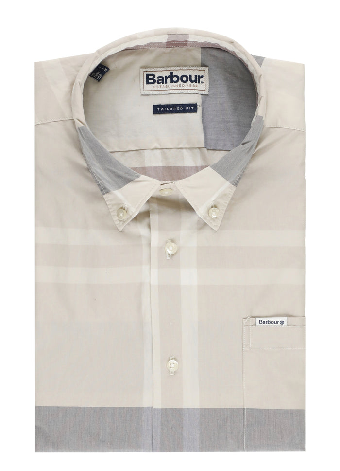 Barbour Shirts Beige Cotton