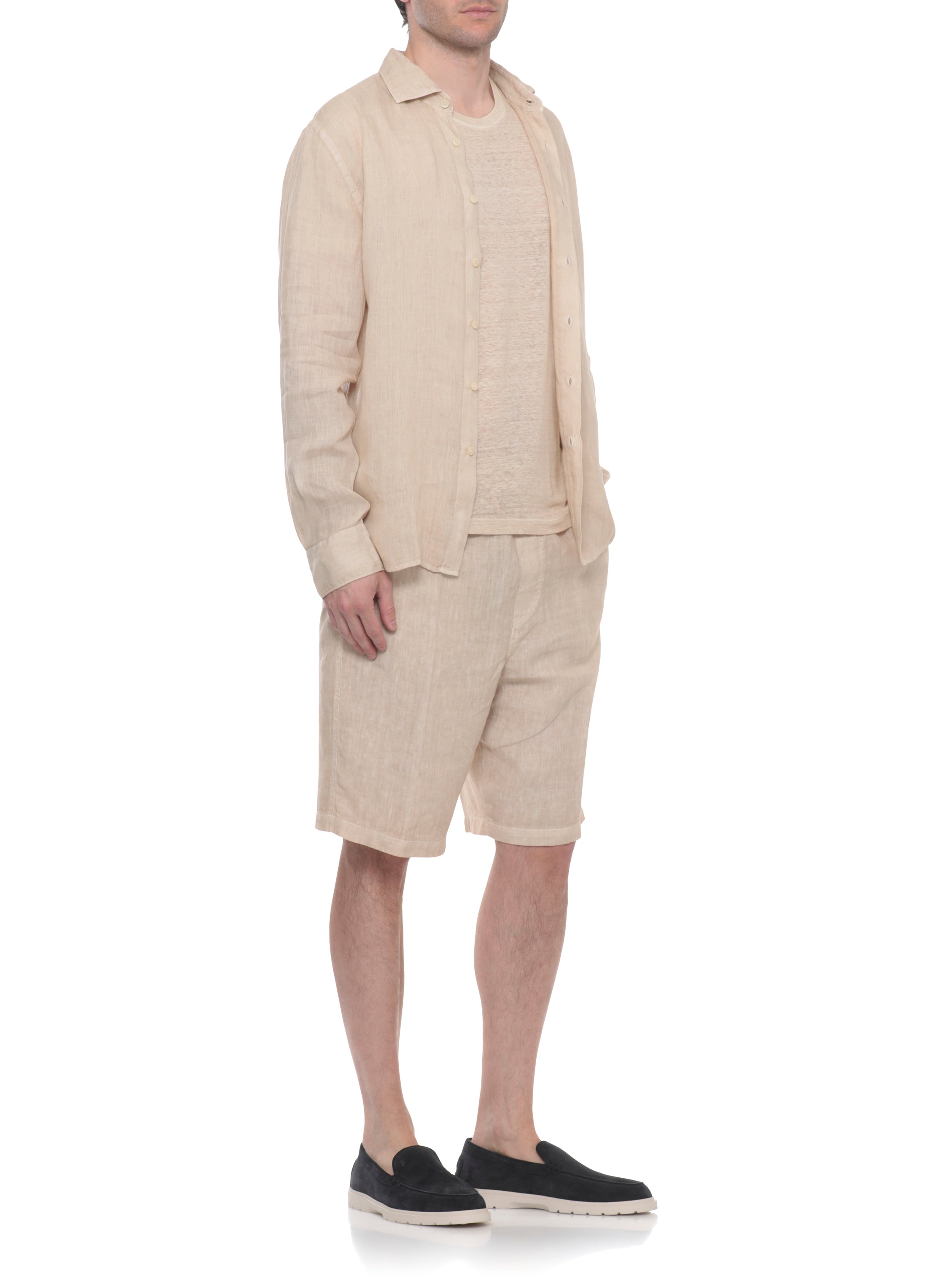 Lino Shorts Beige