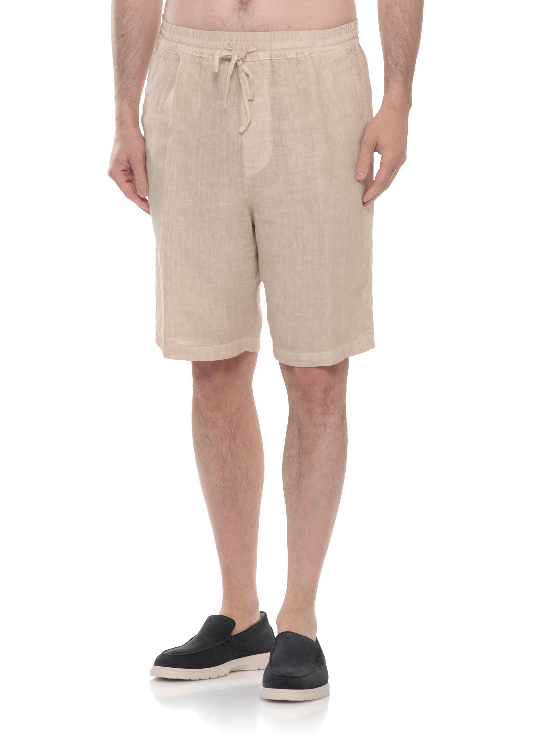 Lino Shorts Beige