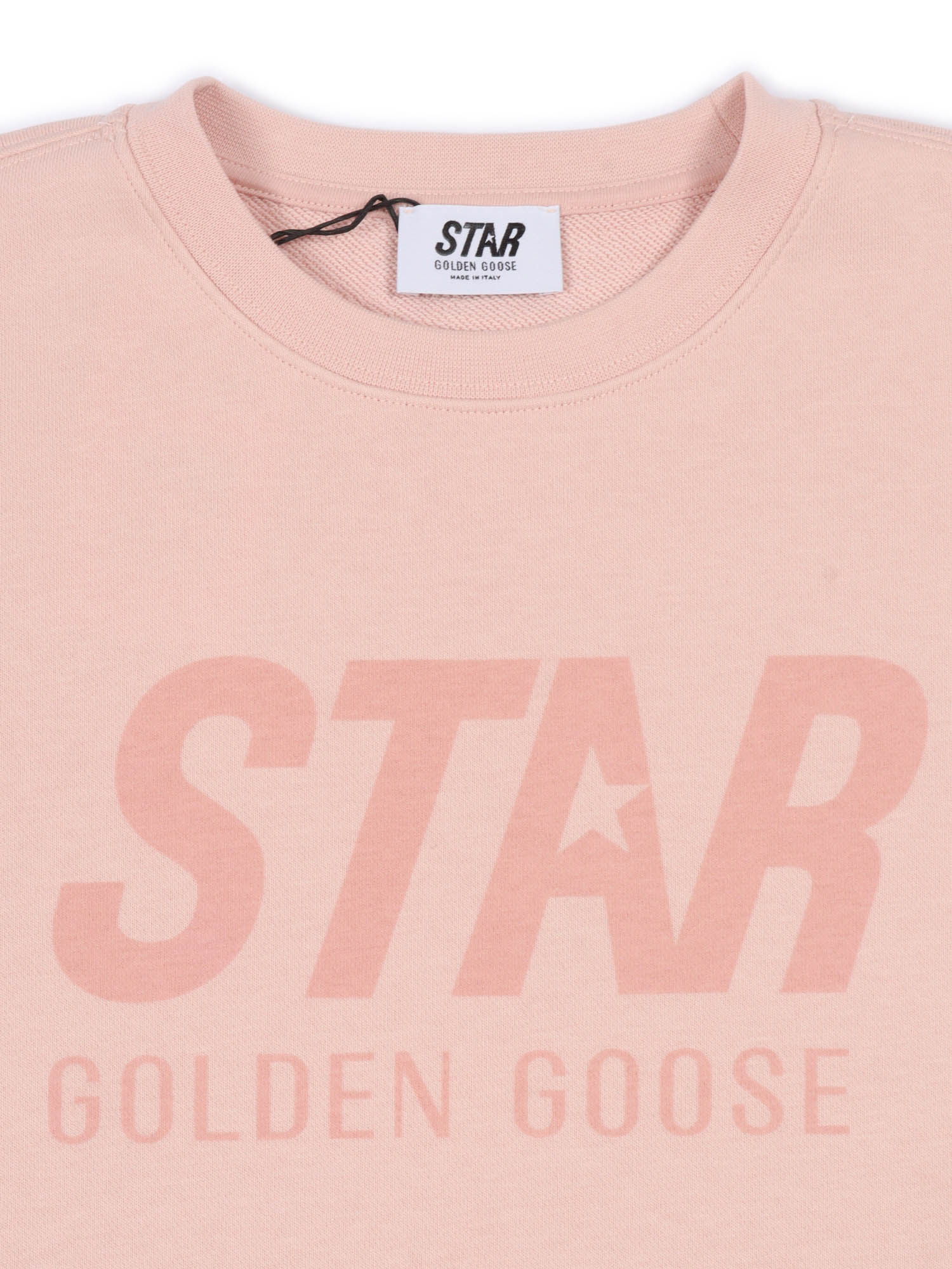 Star Girls Crewneck Regular Sweatshirt New Logo Print Pink